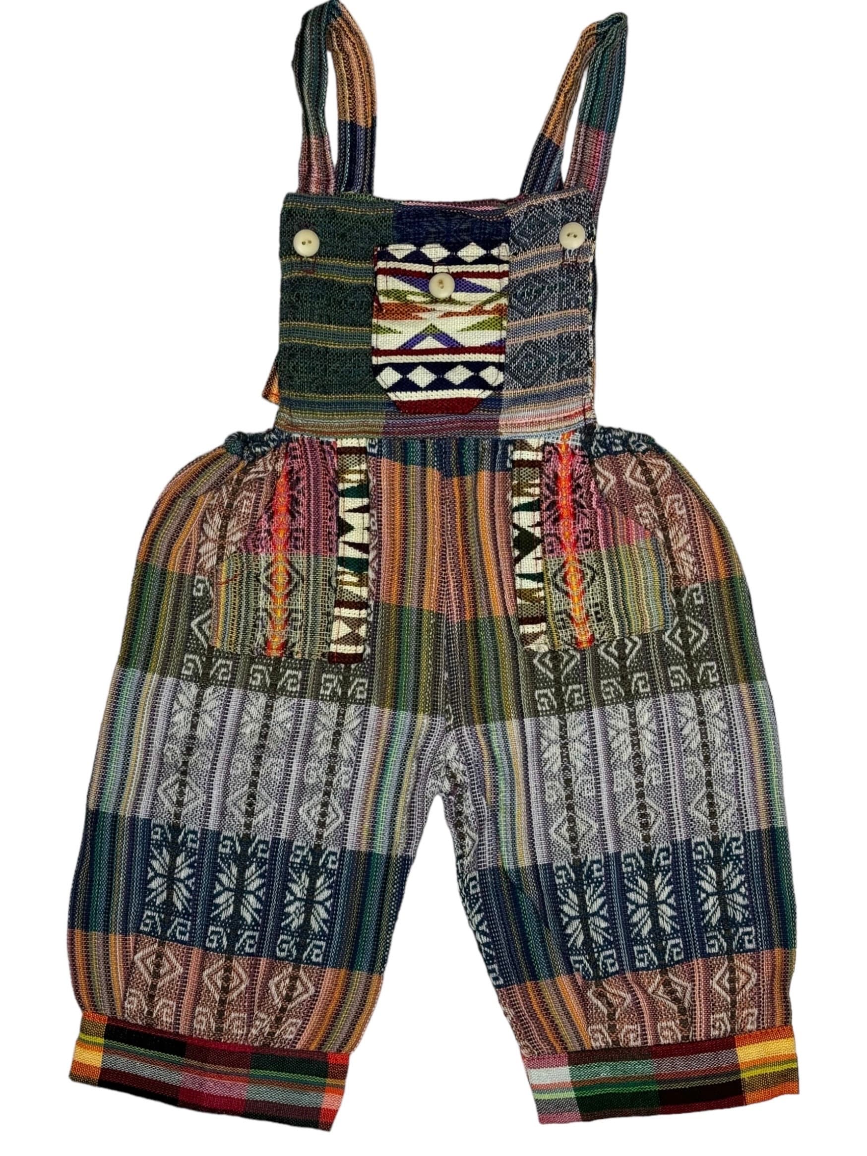 Boho Overalls, Handmade Cotton Overall,  Handmade Romper, Hipster Overalls, Children's  Jumpsuit, SIZE 6  Babyshower gift, FREE SHIPPING