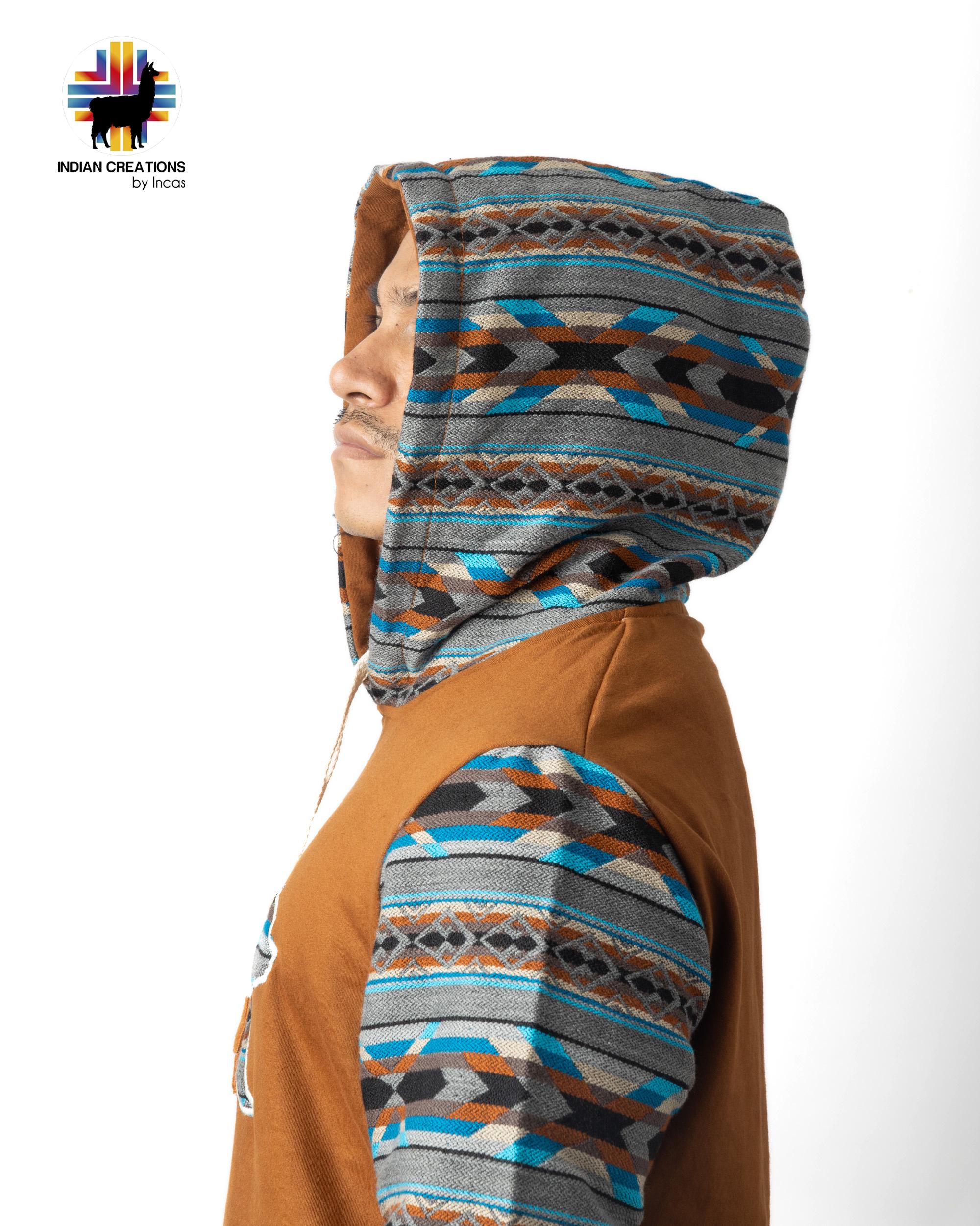 Handmade Hoodie. Handcrafted by Indigenous Hands. Super Soft with Hood. Unisex. Machine Washable. FREE SHIPPING! Gift Ideas