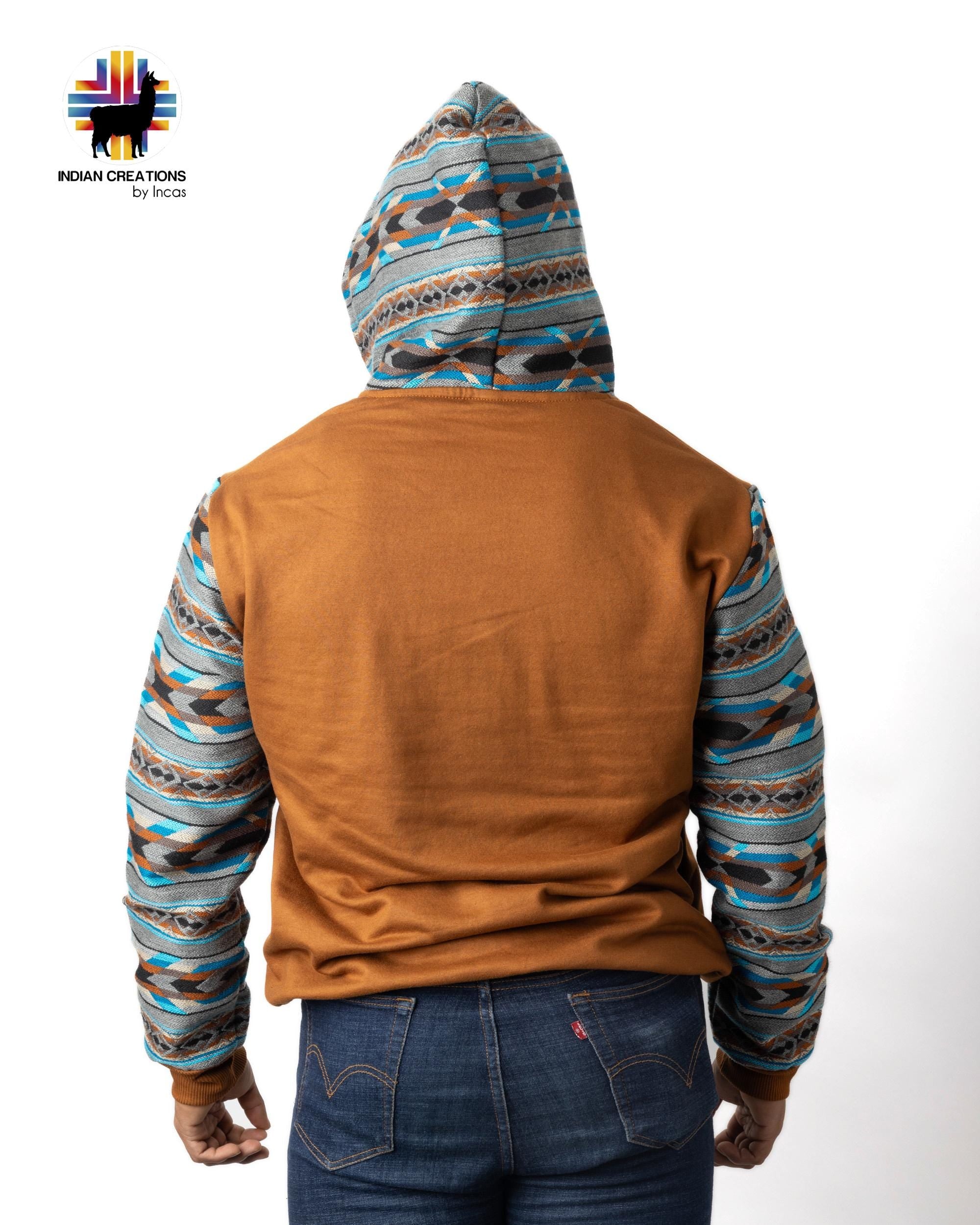 Handmade Hoodie. Handcrafted by Indigenous Hands. Super Soft with Hood. Unisex. Machine Washable. FREE SHIPPING! Gift Ideas