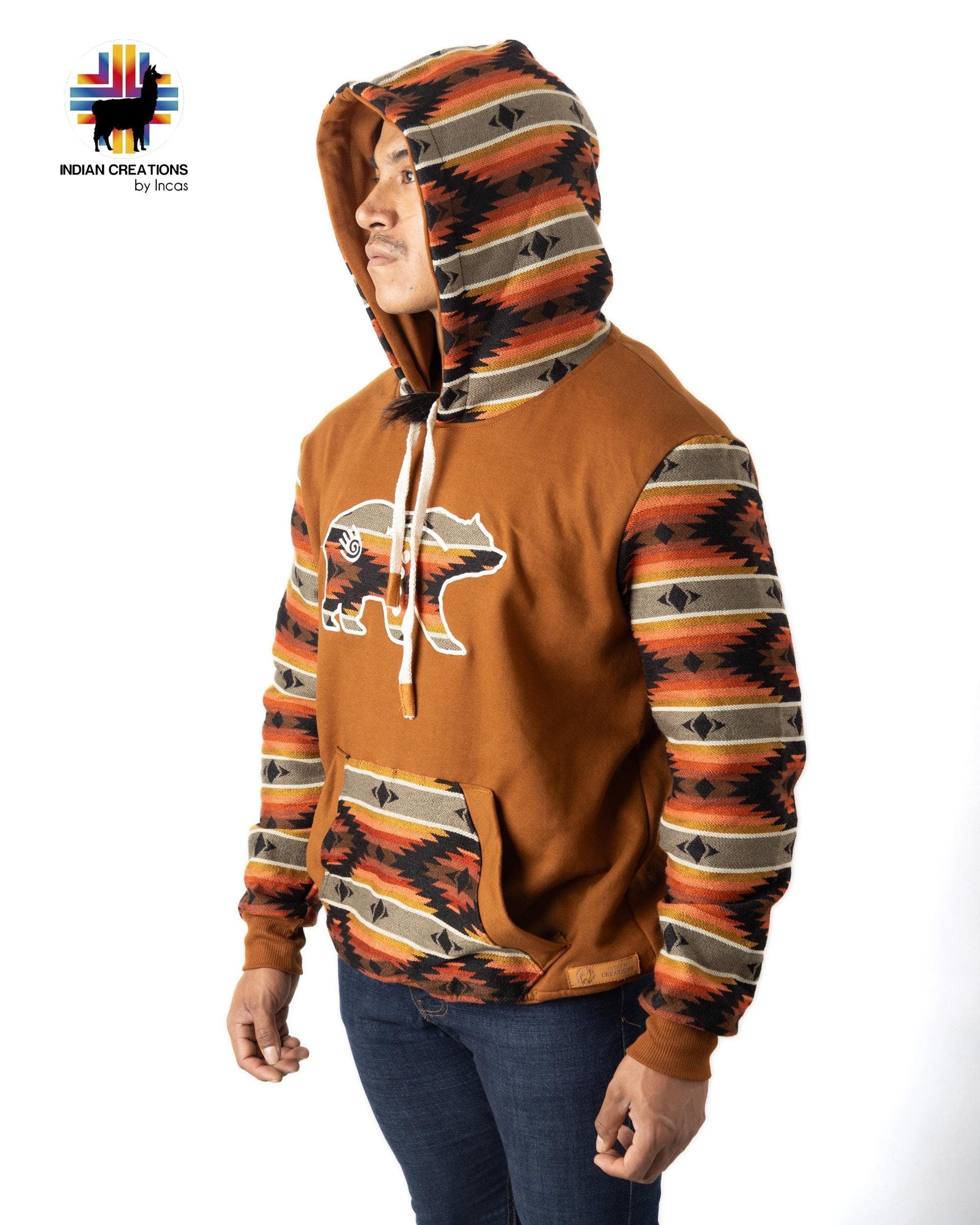 Handmade Hoodie. Handcrafted by Indigenous Hands. Super Soft with Hood. Unisex. Machine Washable. FREE SHIPPING! Gift Ideas