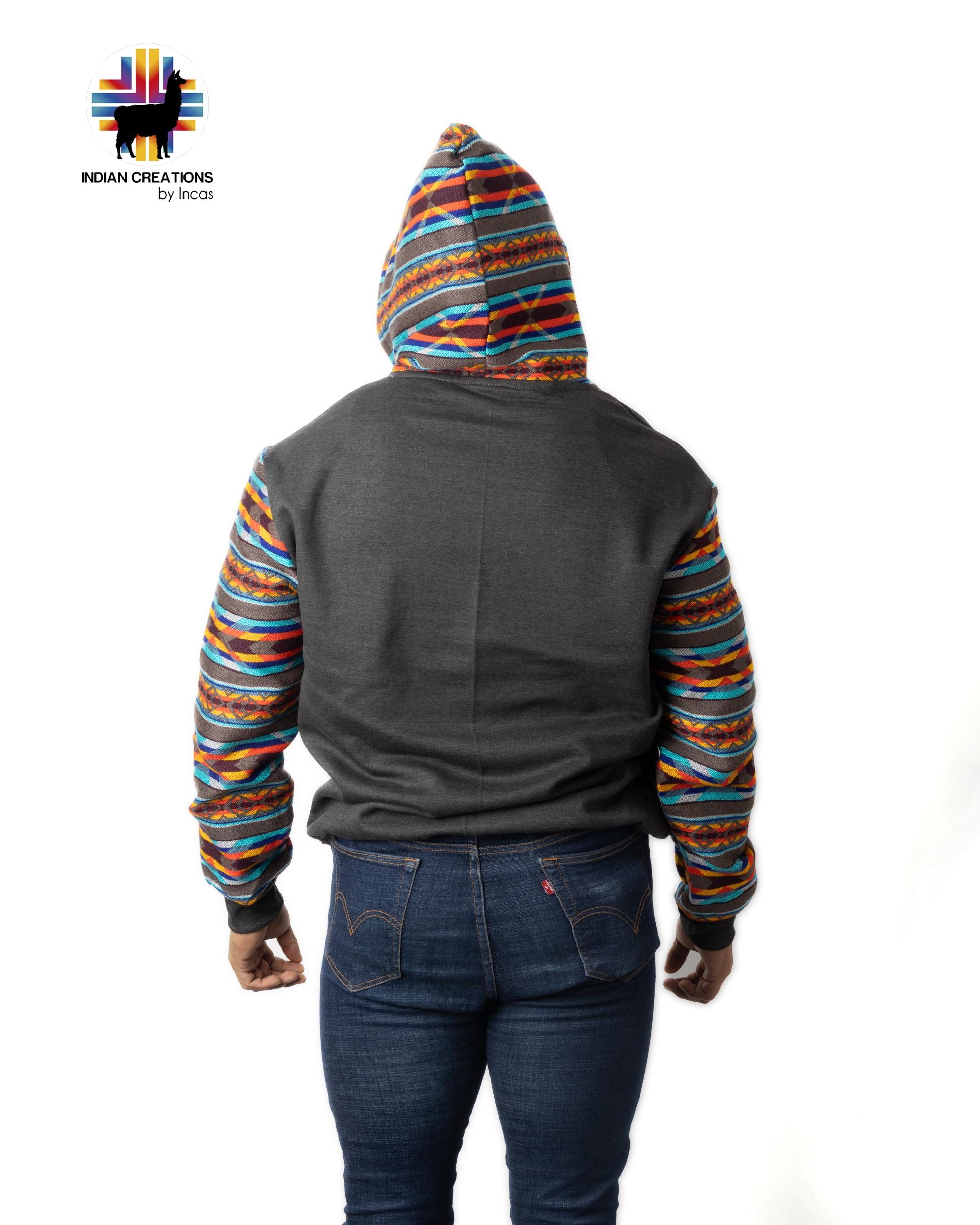 Handmade Hoodie. Handcrafted by Indigenous Hands. Super Soft with Hood. Unisex. Machine Washable. FREE SHIPPING! Gift Ideas