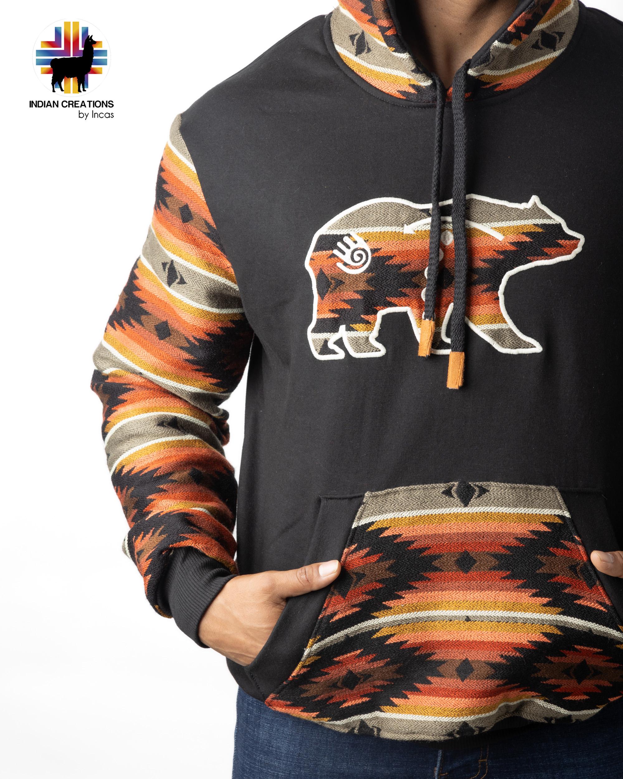 Handmade Hoodie. Handcrafted by Indigenous Hands. Super Soft with Hood. Unisex. Machine Washable. FREE SHIPPING! Gift Ideas