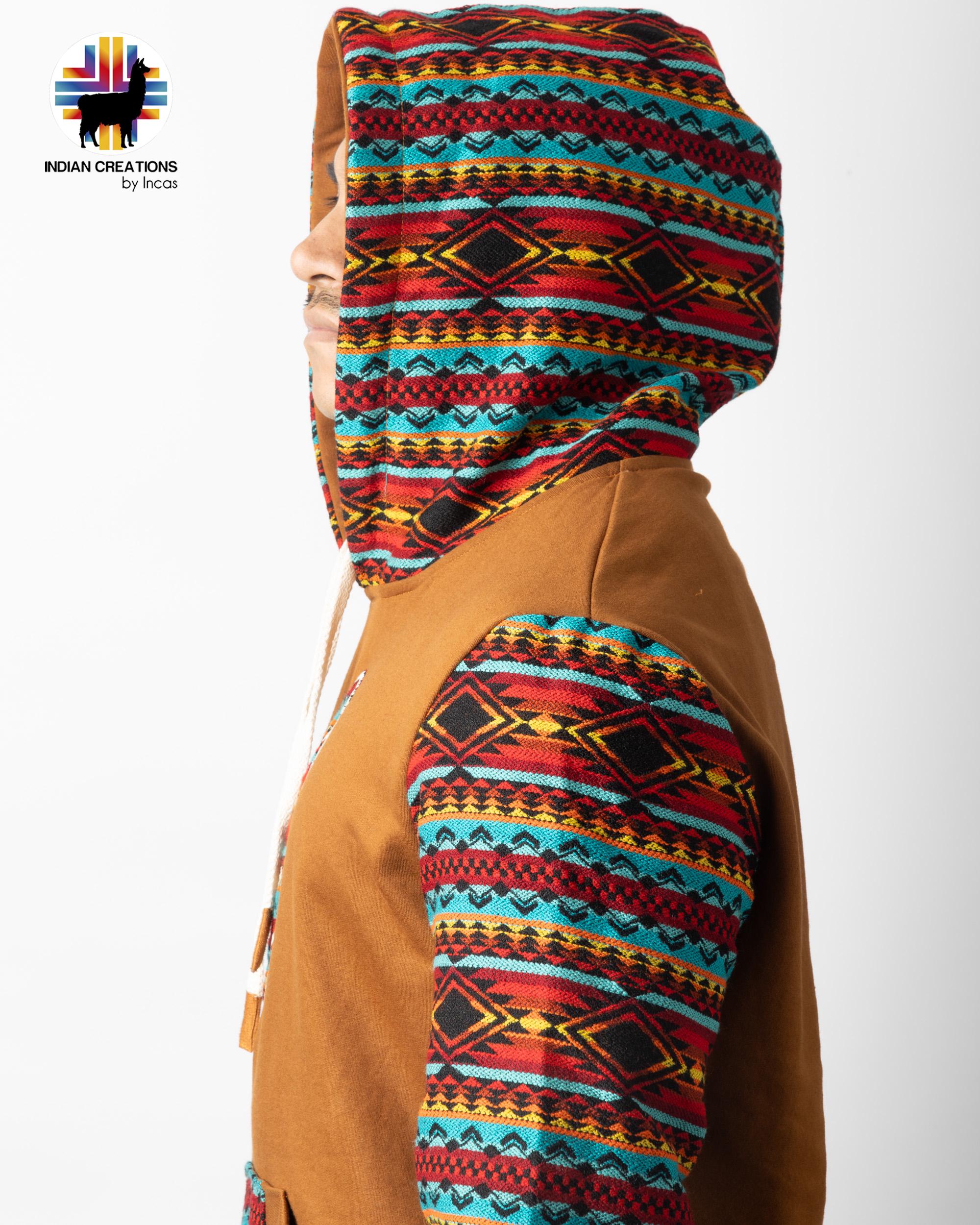 Handmade Hoodie. Handcrafted by Indigenous Hands. Super Soft with Hood. Unisex. Machine Washable. FREE SHIPPING! Gift Ideas