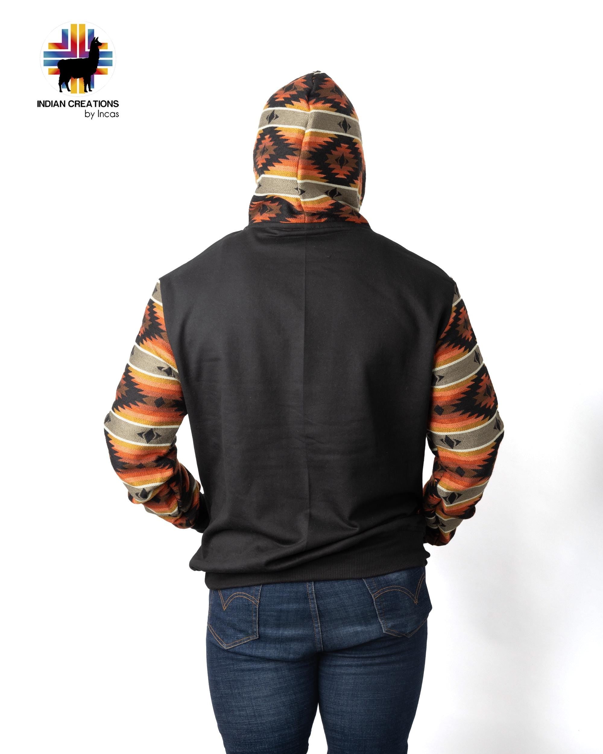 Handmade Hoodie. Handcrafted by Indigenous Hands. Machine Washable. Free Shipping! GIFT IDEAS