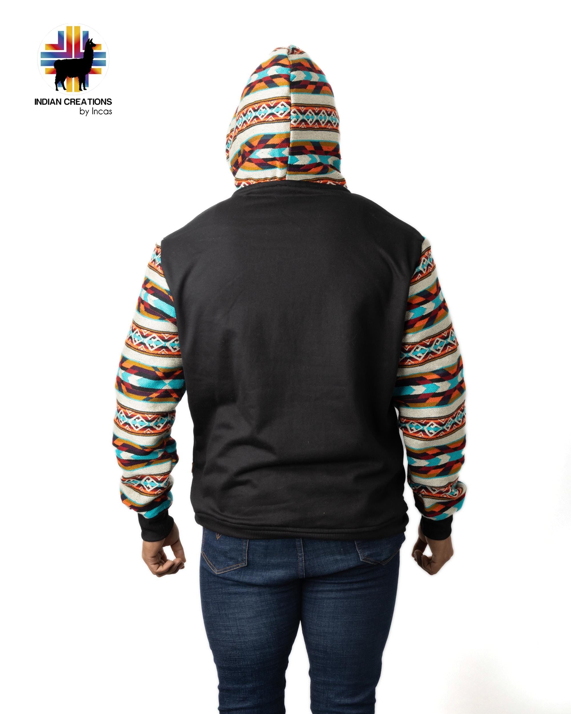 Handmade Hoodie. Handcrafted by Indigenous Hands. Machine Washable. Free Shipping! GIFT IDEAS