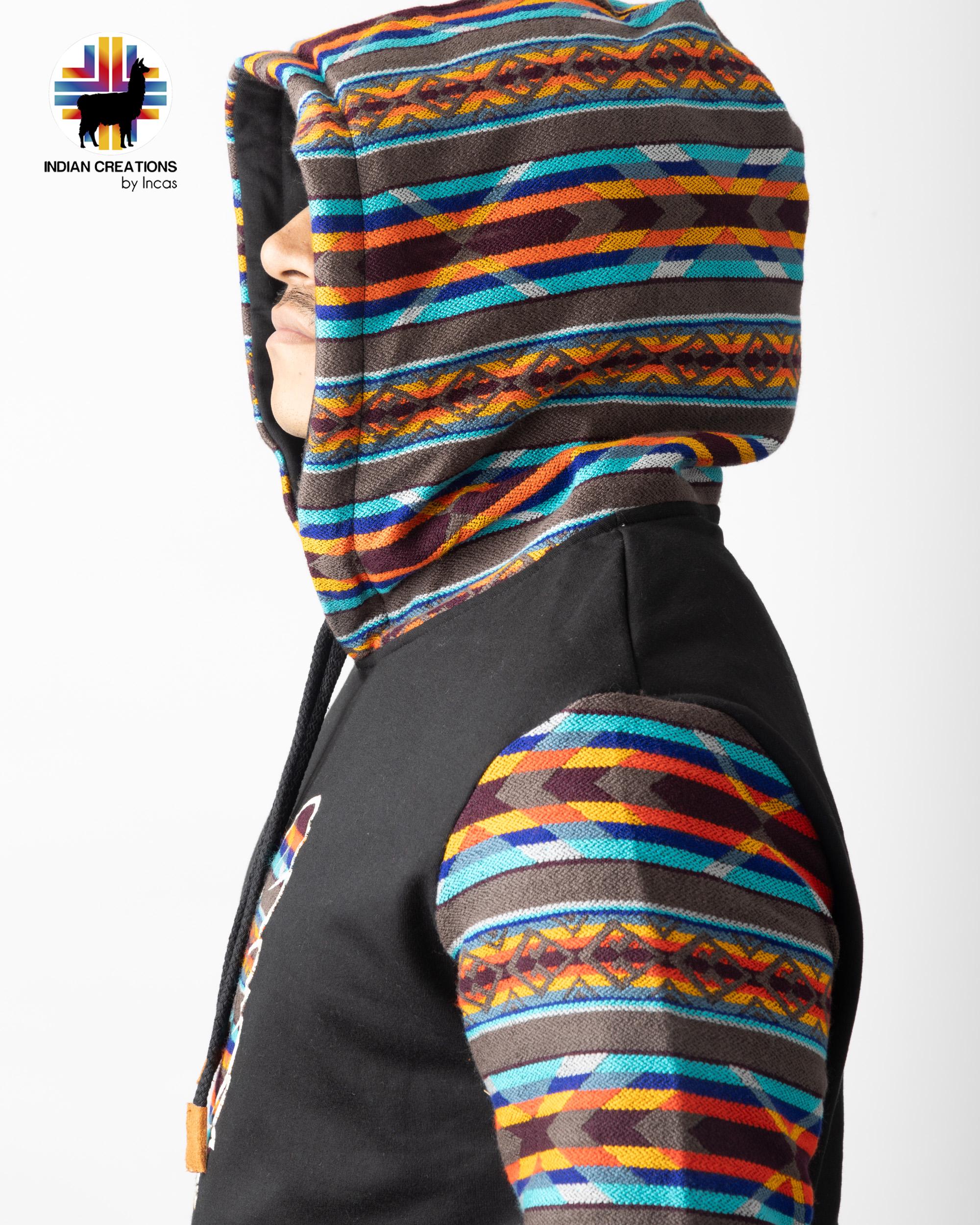 Handmade Hoodie. Handcrafted by Indigenous Hands. Machine Washable. Free Shipping! GIFT IDEAS