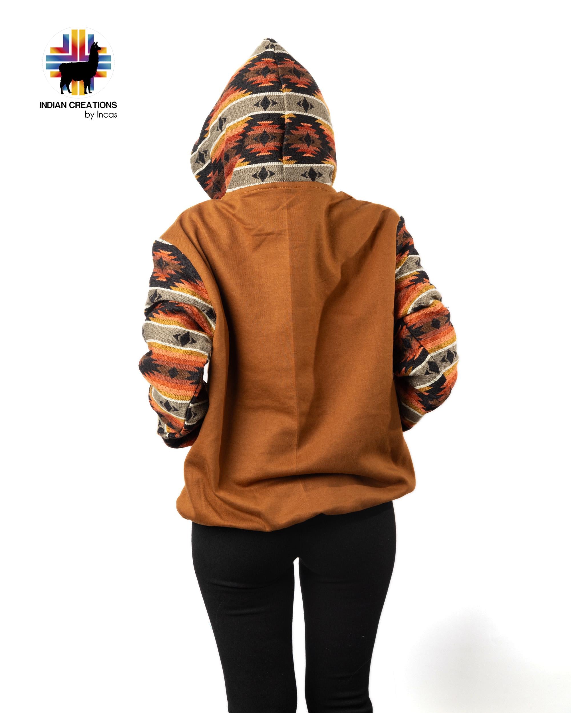 Handmade Hoodie. Handcrafted by Indigenous Hands. Super Soft with Hood. Unisex. Machine Washable. FREE SHIPPING! Gift Ideas