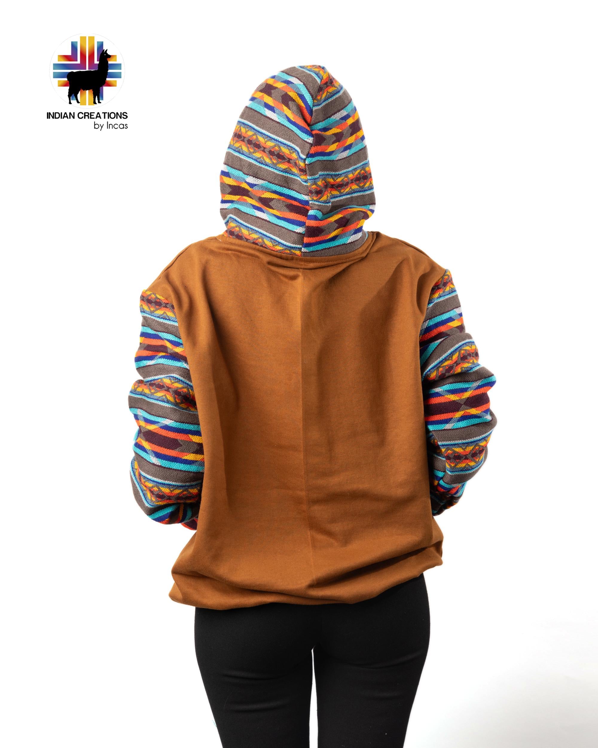 Handmade Hoodie. Handcrafted by Indigenous Hands. Super Soft with Hood. Unisex. Machine Washable. FREE SHIPPING! Gift Ideas