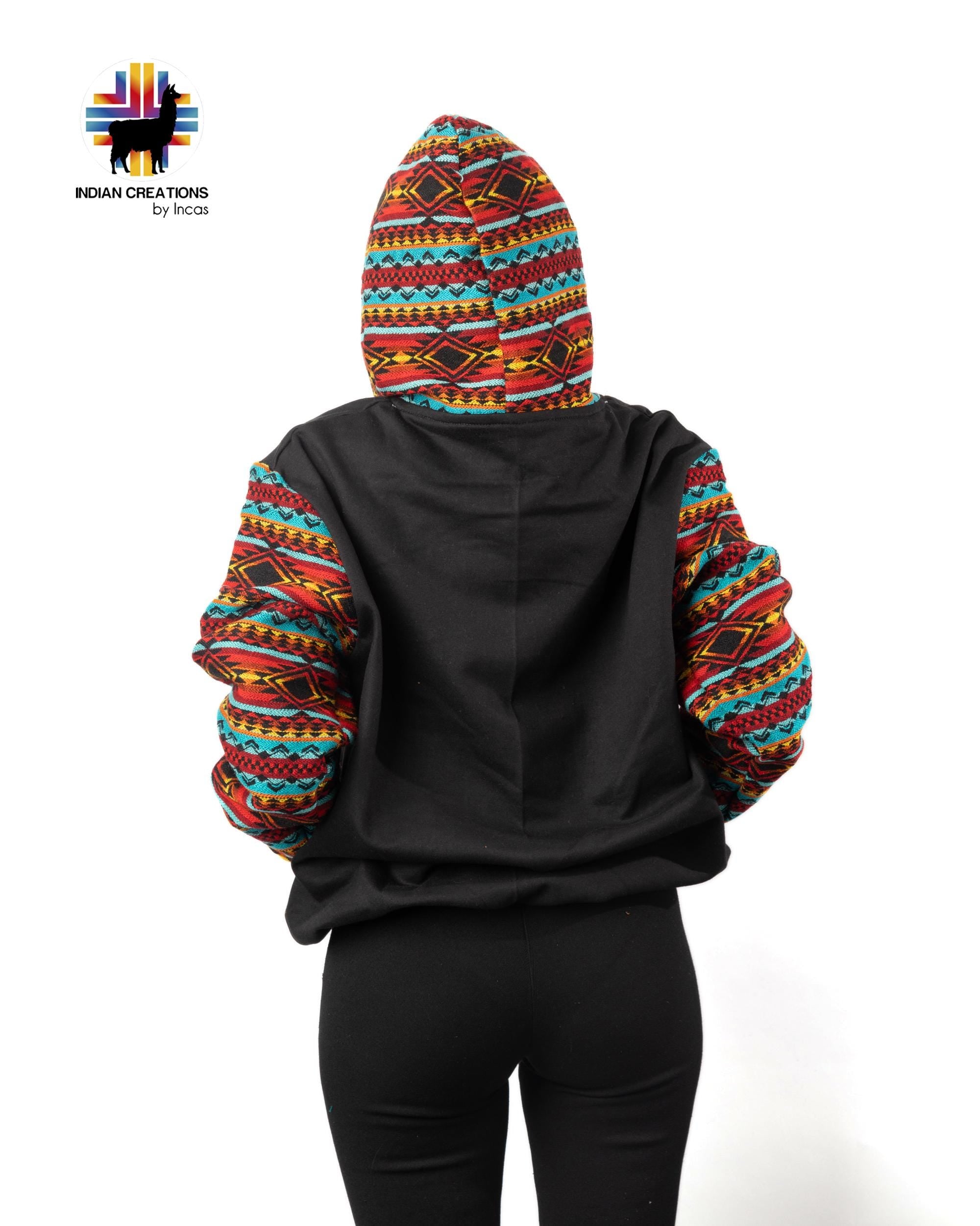 Handmade Hoodie. Handcrafted by Indigenous Hands. Machine Washable. Free Shipping! GIFT IDEAS