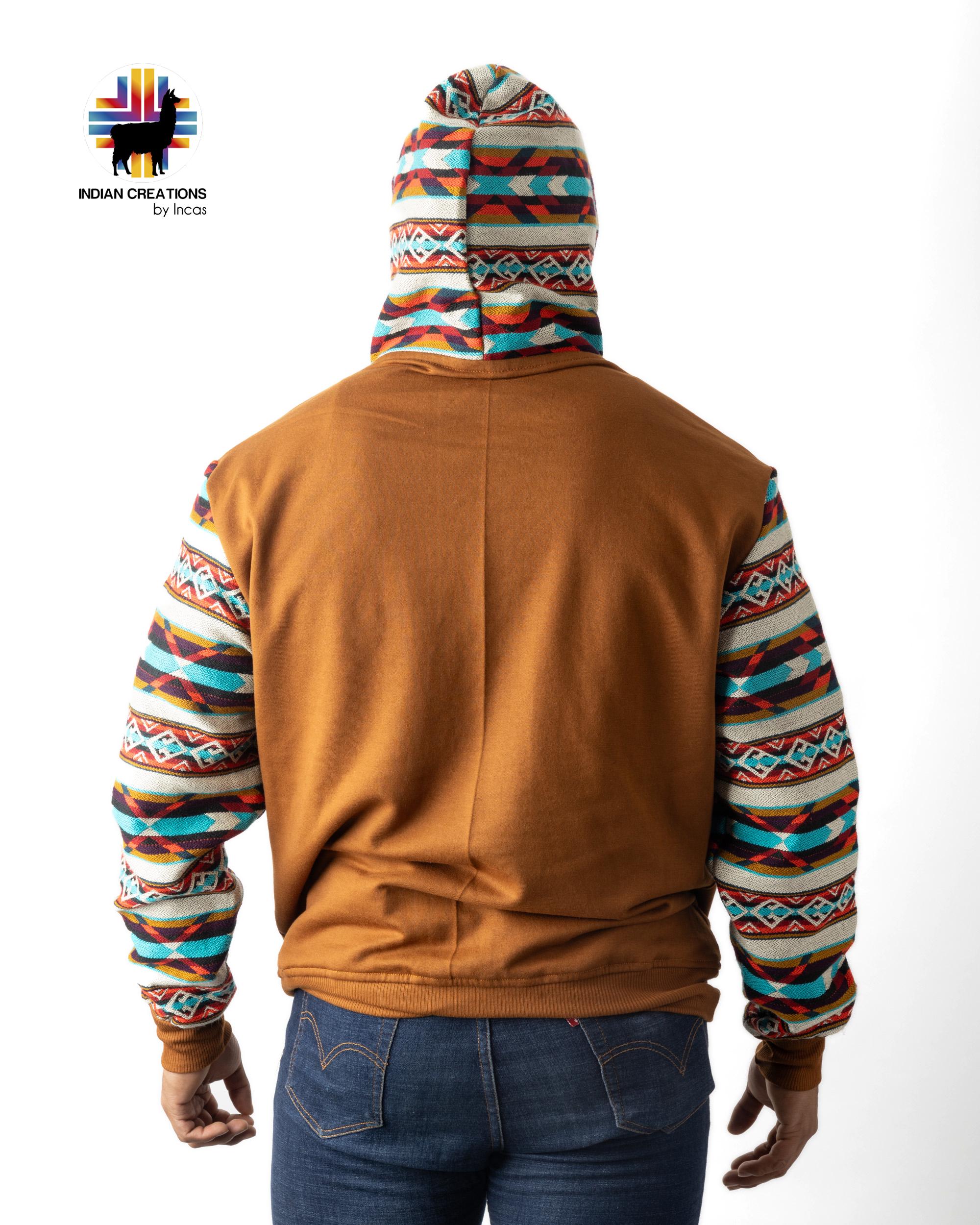 Handmade Hoodie. Handcrafted by Indigenous Hands. Super Soft with Hood. Unisex. Machine Washable. FREE SHIPPING! Gift Ideas