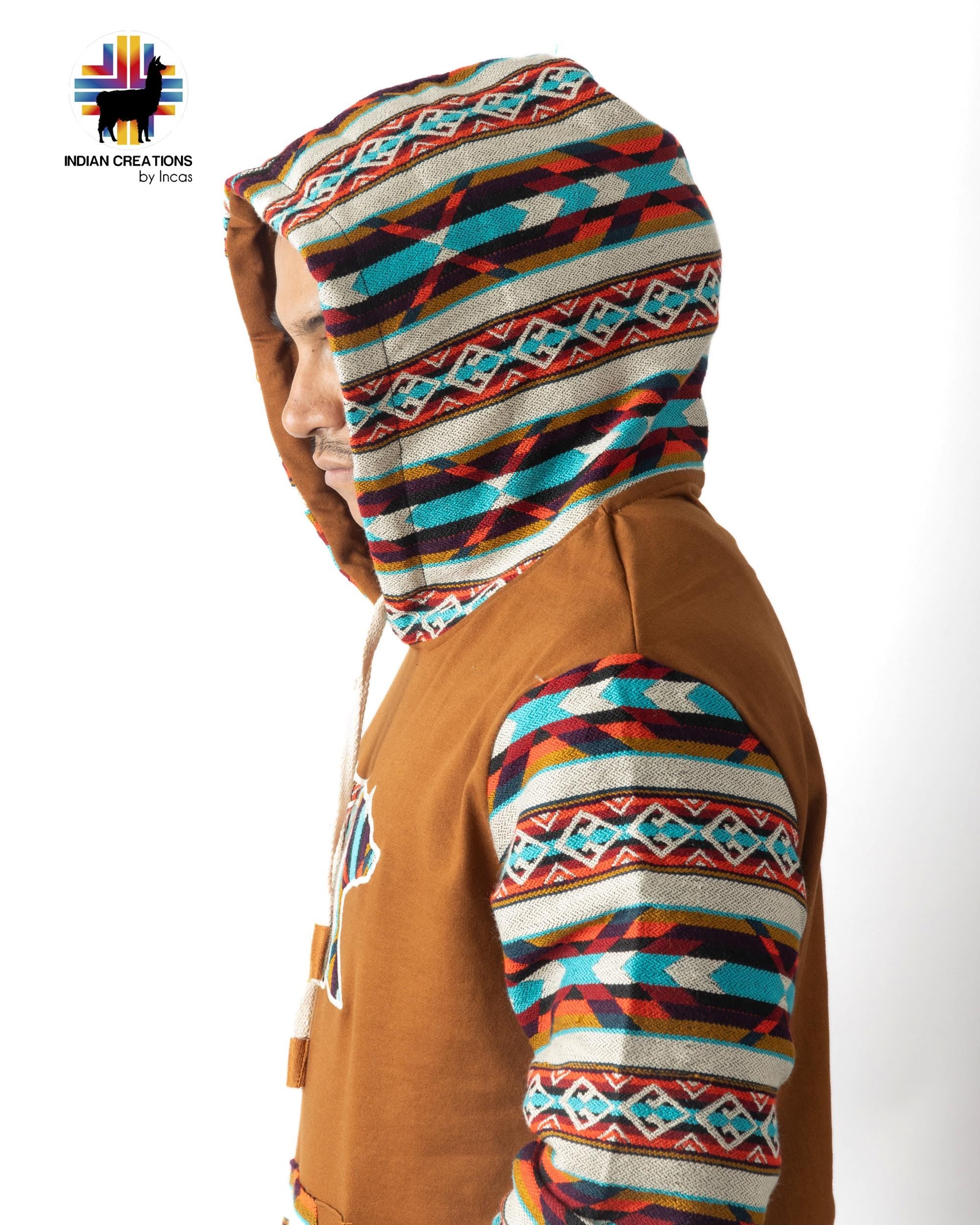 Handmade Hoodie. Handcrafted by Indigenous Hands. Super Soft with Hood. Unisex. Machine Washable. FREE SHIPPING! Gift Ideas