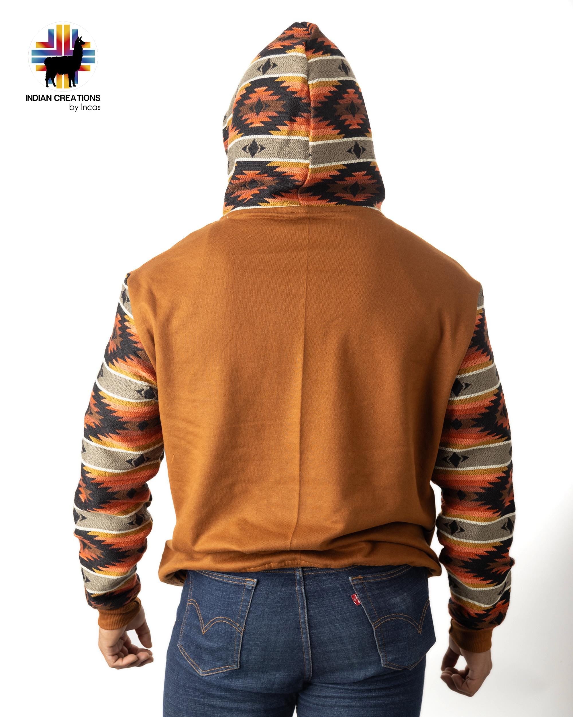 Handmade Hoodie. Handcrafted by Indigenous Hands. Super Soft with Hood. Unisex. Machine Washable. FREE SHIPPING! Gift Ideas