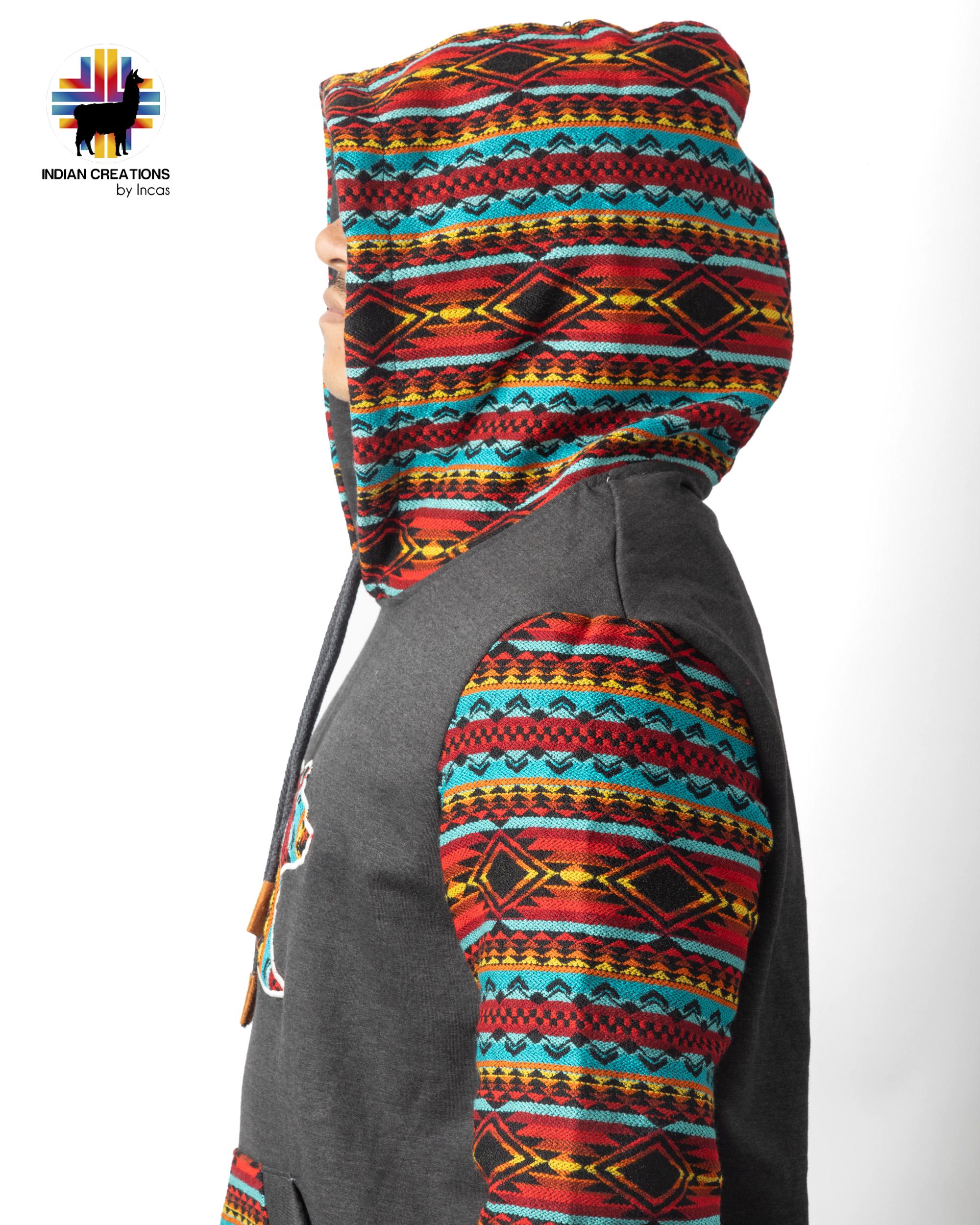 Handmade Hoodie. Handcrafted by Indigenous Hands. Super Soft with Hood. Unisex. Machine Washable. FREE SHIPPING! Gift Ideas