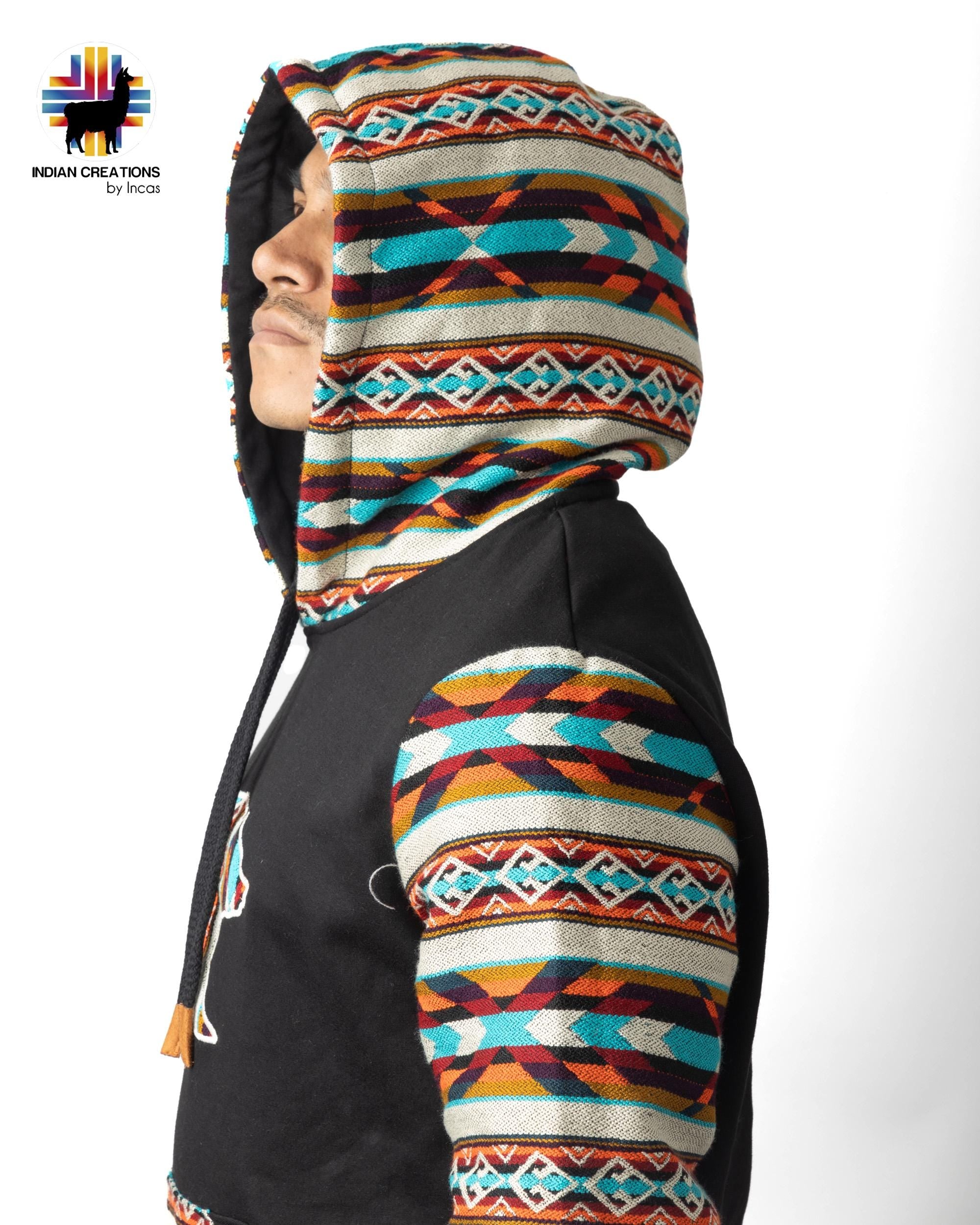 Handmade Hoodie. Handcrafted by Indigenous Hands. Super Soft with Hood. Unisex. Machine Washable. FREE SHIPPING! Gift Ideas