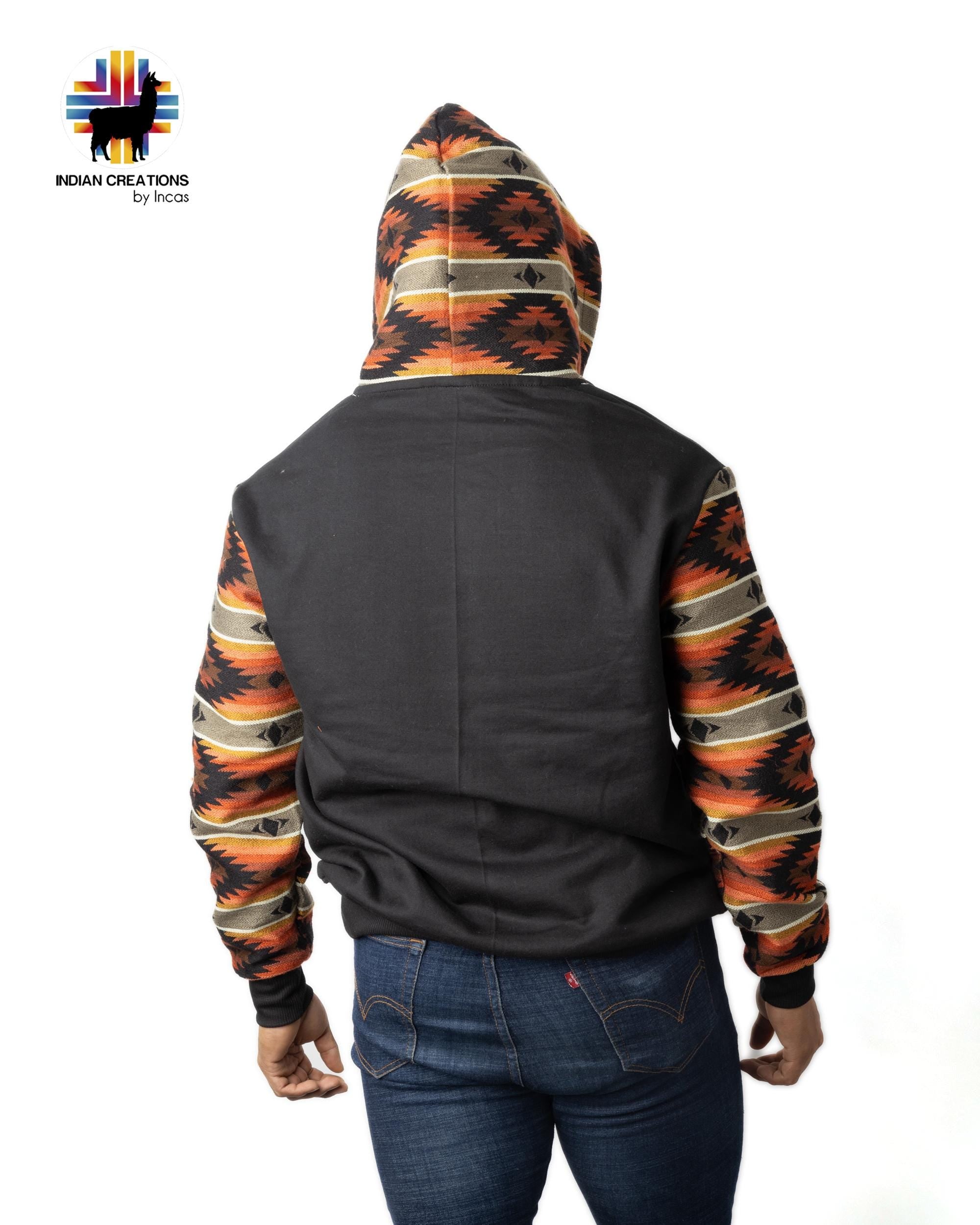 Handmade Hoodie. Handcrafted by Indigenous Hands. Super Soft with Hood. Unisex. Machine Washable. FREE SHIPPING! Gift Ideas