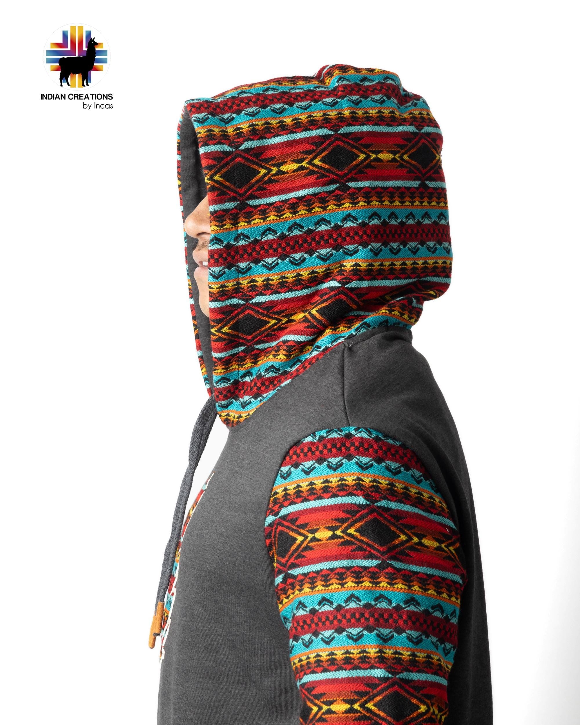 Handmade Hoodie. Handcrafted by Indigenous Hands. Super Soft with Hood. Unisex. Machine Washable. FREE SHIPPING! Gift Ideas