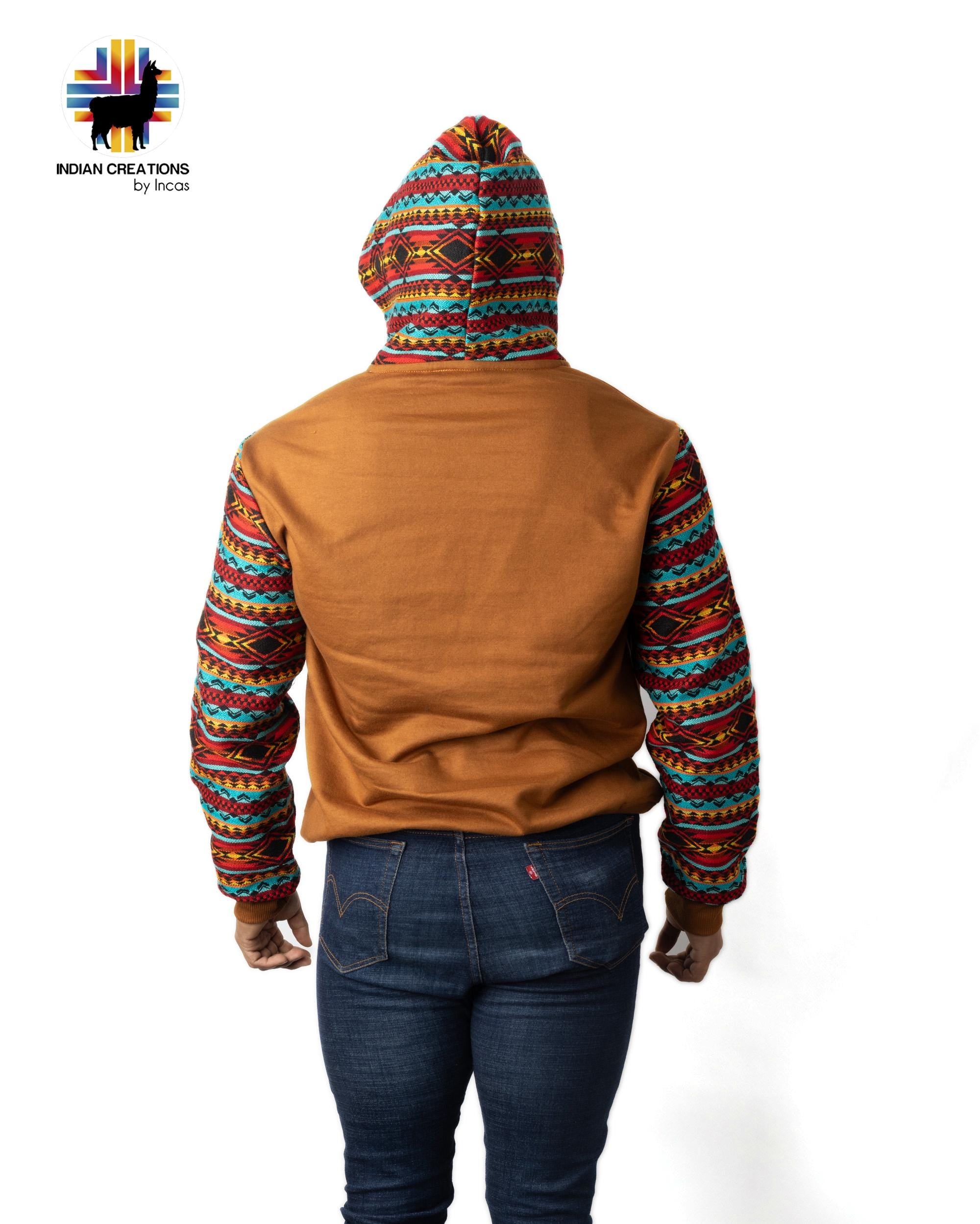 Handmade Hoodie. Handcrafted by Indigenous Hands. Super Soft with Hood. Unisex. Machine Washable. FREE SHIPPING! Gift Ideas