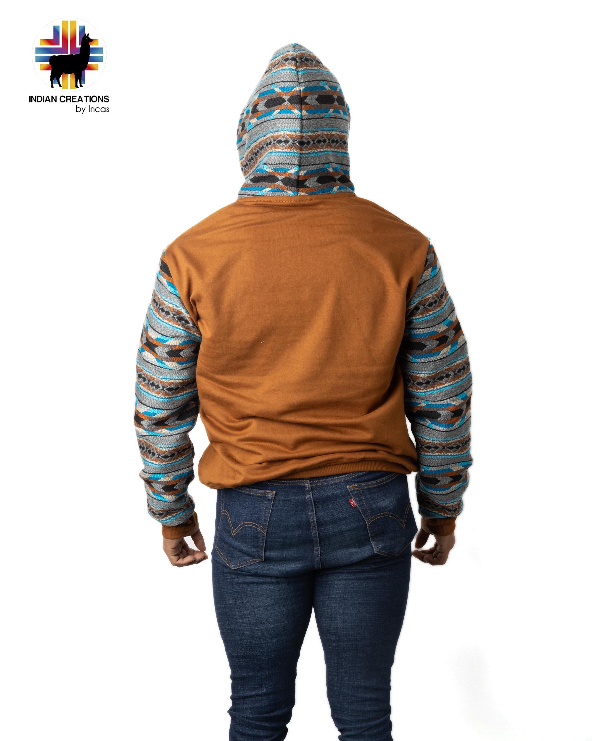 Handmade Hoodie. Handcrafted by Indigenous Hands. Super Soft with Hood. Unisex. Machine Washable. FREE SHIPPING! Gift Ideas