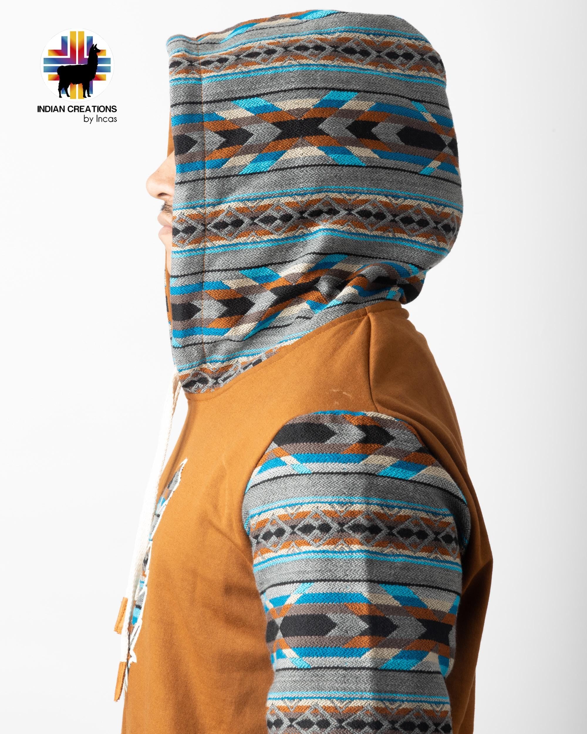 Handmade Hoodie. Handcrafted by Indigenous Hands. Super Soft with Hood. Unisex. Machine Washable. FREE SHIPPING! Gift Ideas