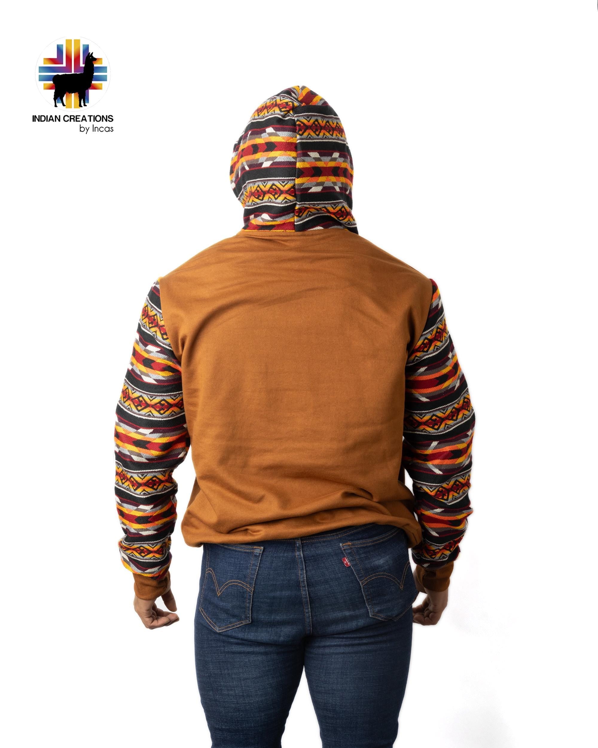 Handmade Hoodie. Handcrafted by Indigenous Hands. Super Soft with Hood. Unisex. Machine Washable. FREE SHIPPING! Gift Ideas