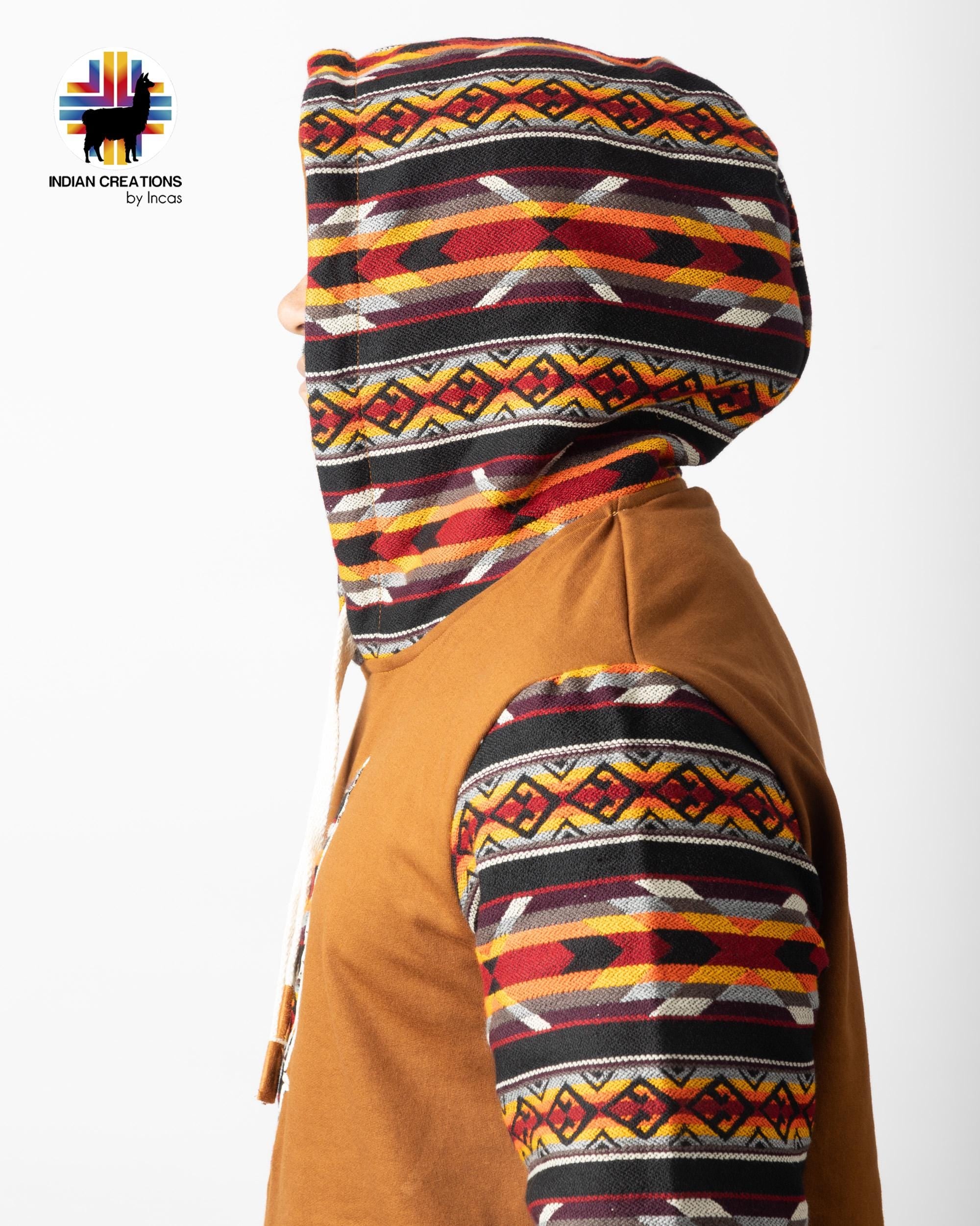 Handmade Hoodie. Handcrafted by Indigenous Hands. Super Soft with Hood. Unisex. Machine Washable. FREE SHIPPING! Gift Ideas