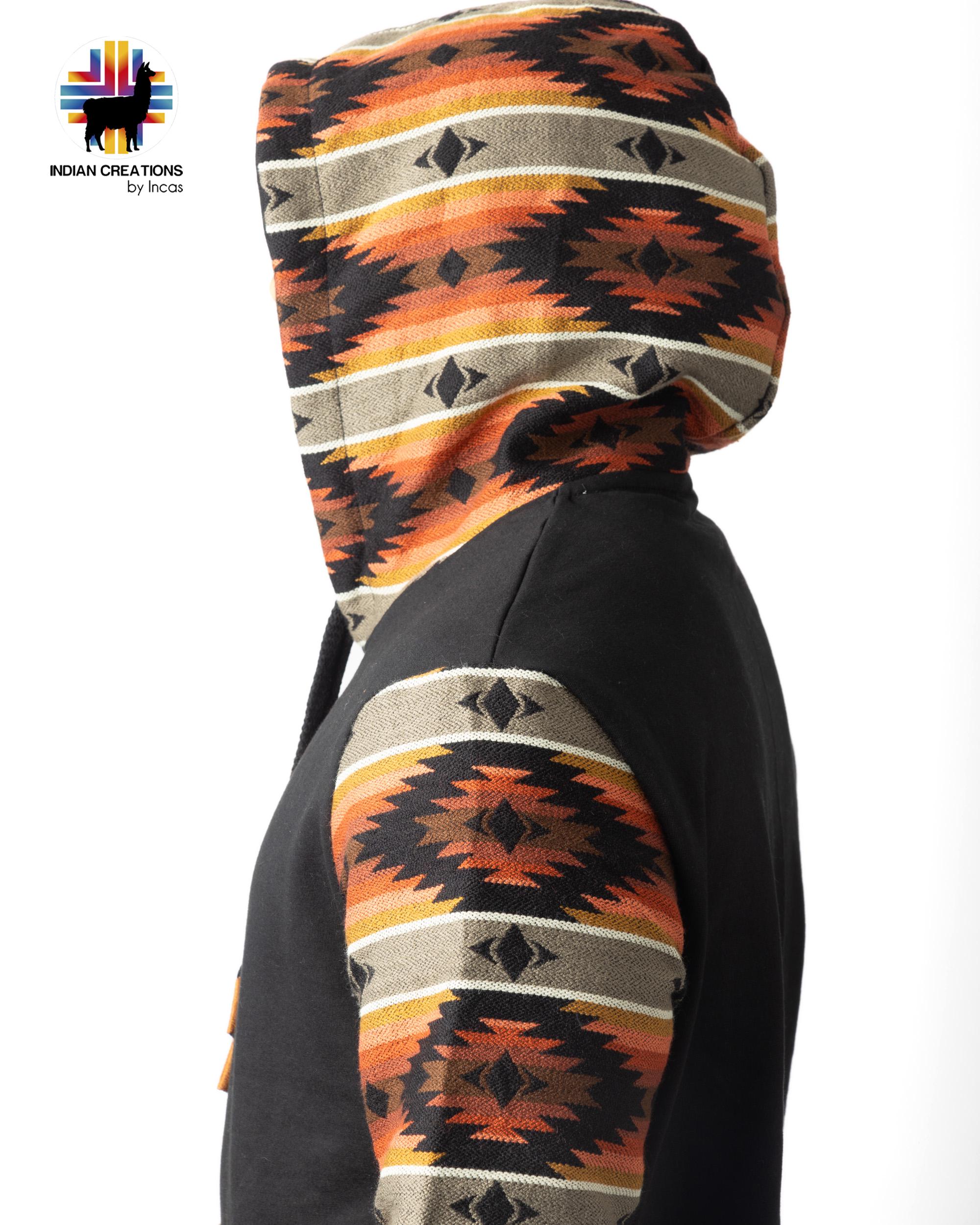 Handmade Hoodie. Handcrafted by Indigenous Hands. Machine Washable. Free Shipping! GIFT IDEAS