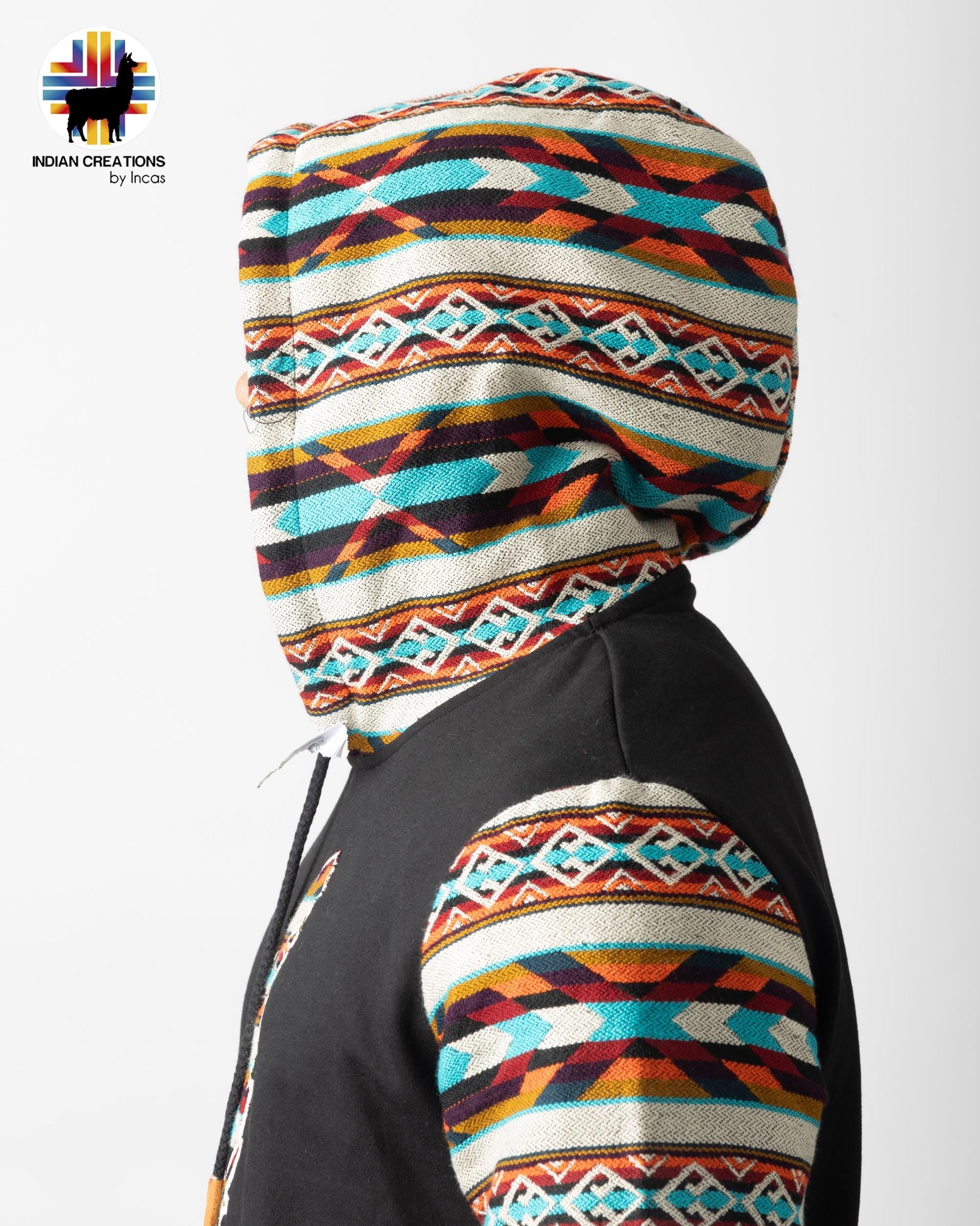 Handmade Hoodie. Handcrafted by Indigenous Hands. Machine Washable. Free Shipping! GIFT IDEAS