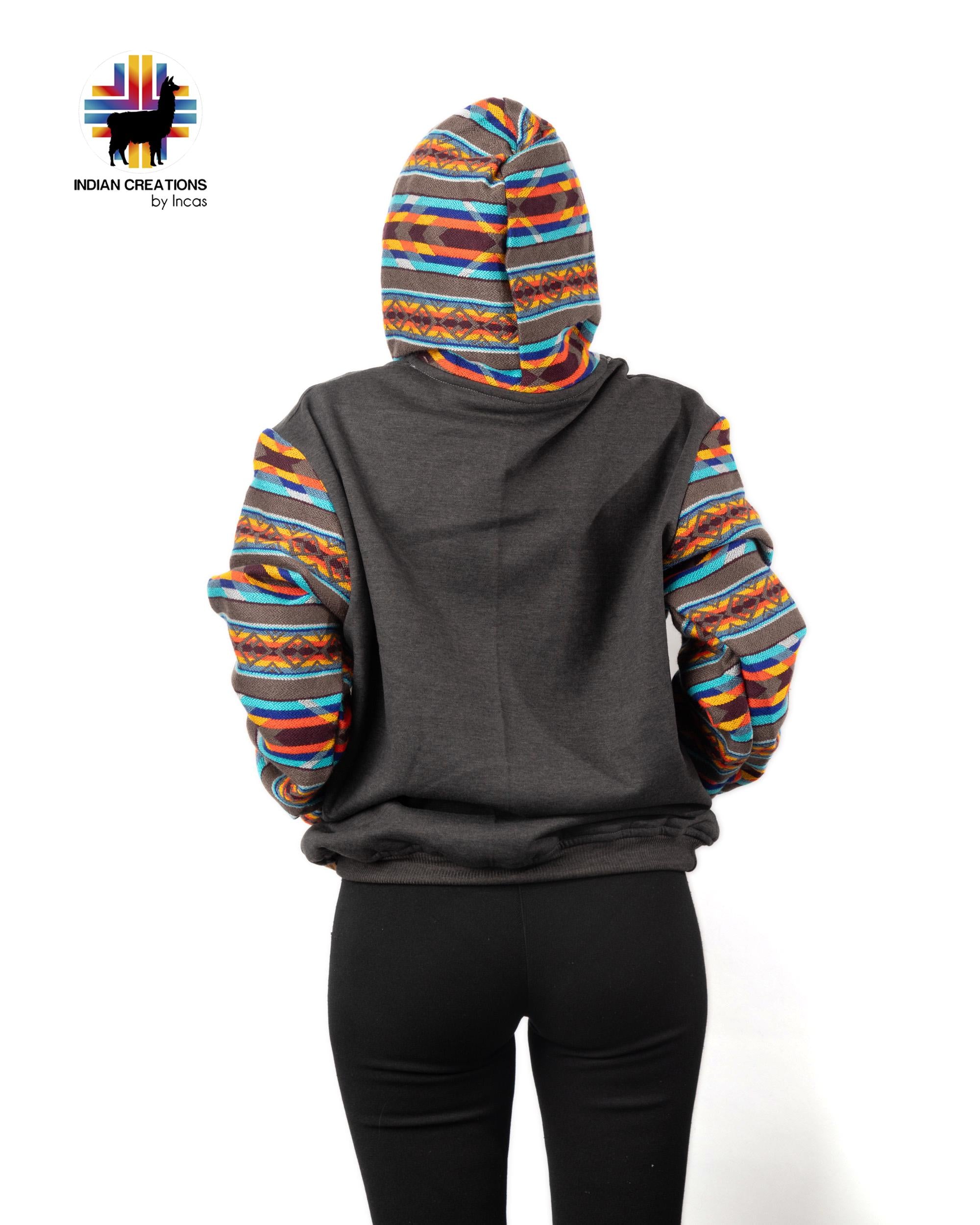 Handmade Hoodie. Handcrafted by Indigenous Hands. Super Soft with Hood. Unisex. Machine Washable. FREE SHIPPING! Gift Ideas