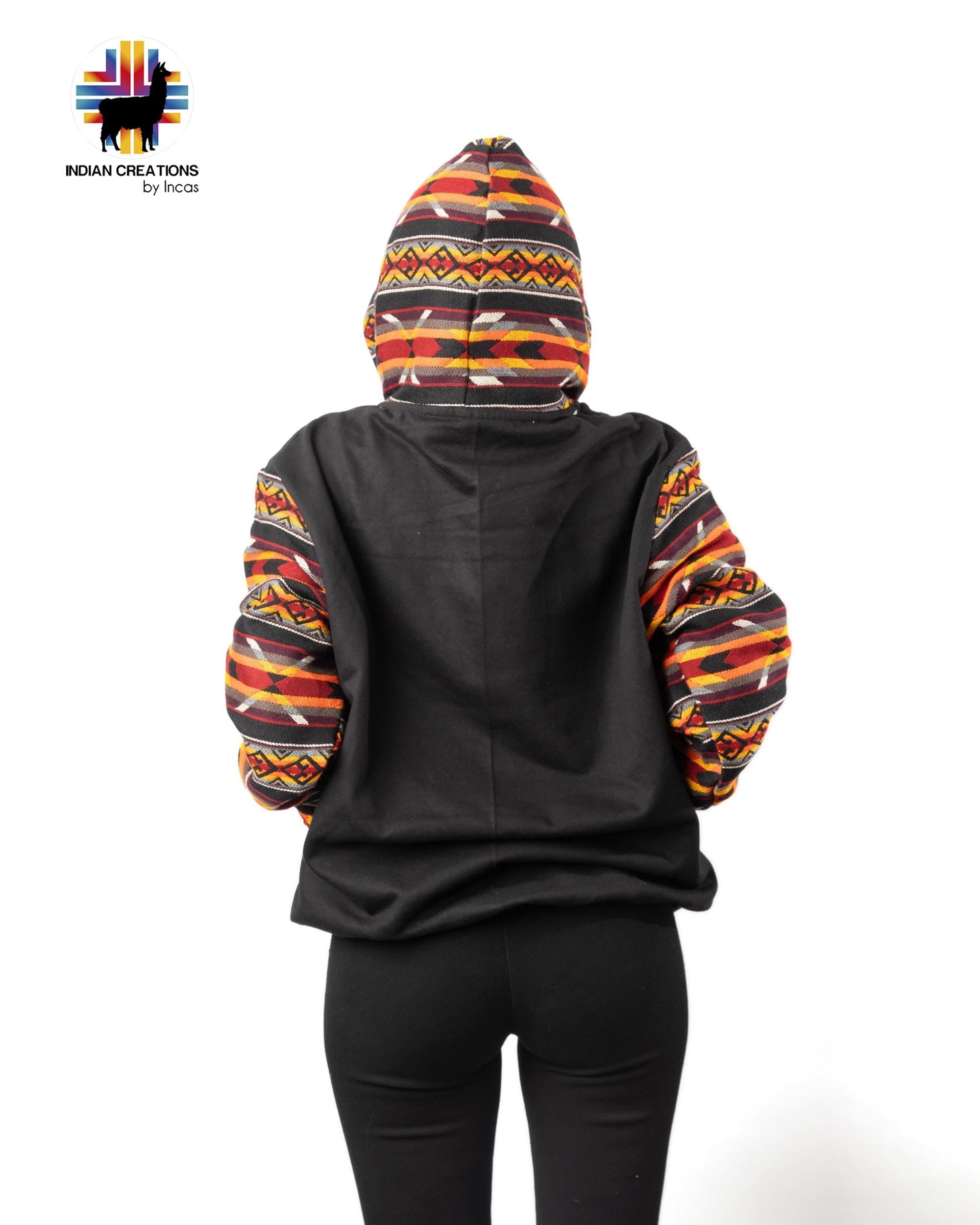 Handmade Hoodie. Handcrafted by Indigenous Hands. Super Soft with Hood. Unisex. Machine Washable. FREE SHIPPING! Gift Ideas