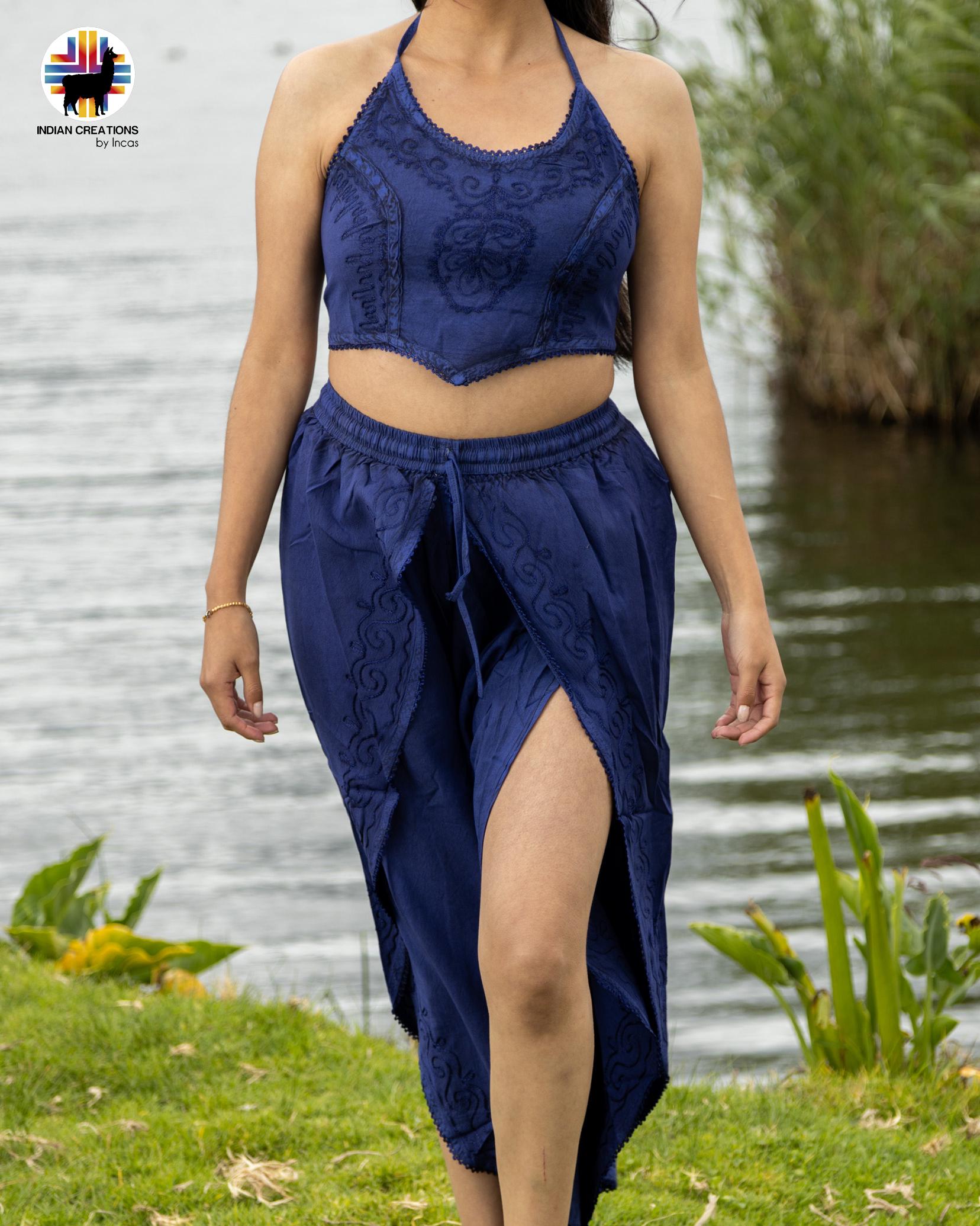 Bohemian Two-piece pants and top set. Super Comfortable and Machine Washable. One Size. FREE SHIPPING!