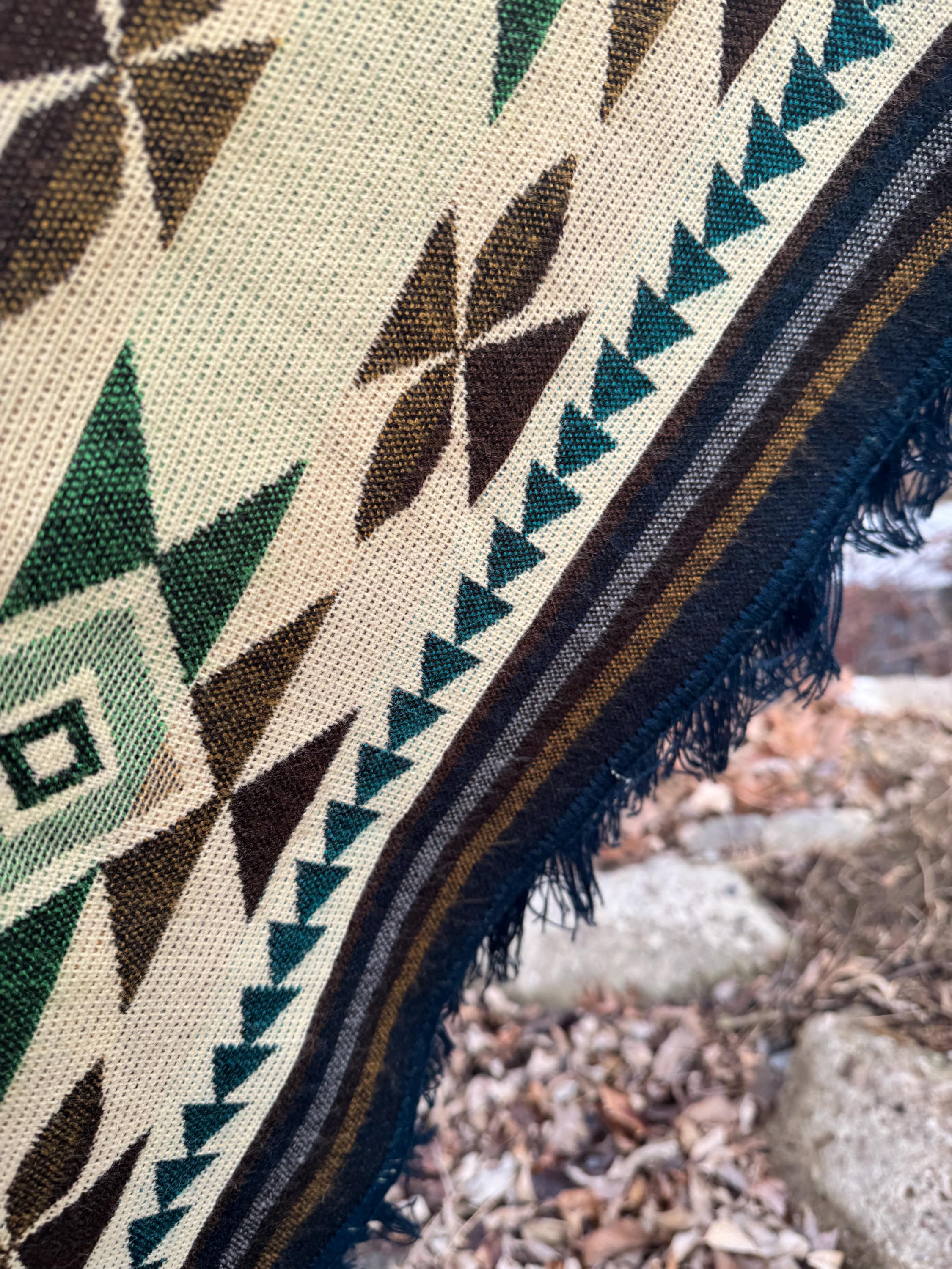 Unisex Alpaca Poncho.  V-Shaped Style. Exclusively created by Indigenous hands. Super soft & warm.  Machine Washable. FREE SHIPPING!