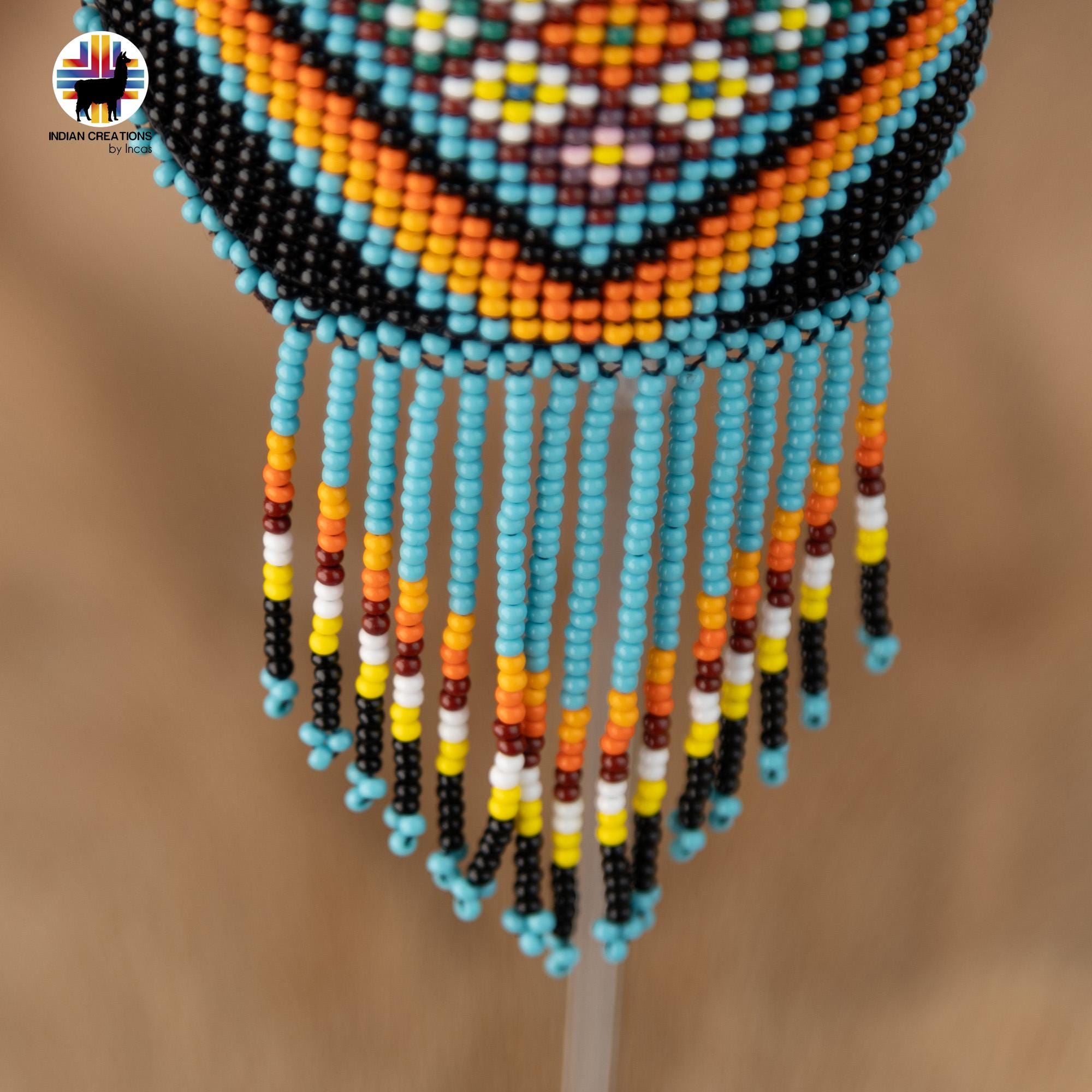 Handmade Beaded Hair Barrettes. Beaded Cuff Bun Holder Hair Tie. Hair accessories. Made in Ecuador. Bohemian & Chic. Free Shipping. Gift Ide