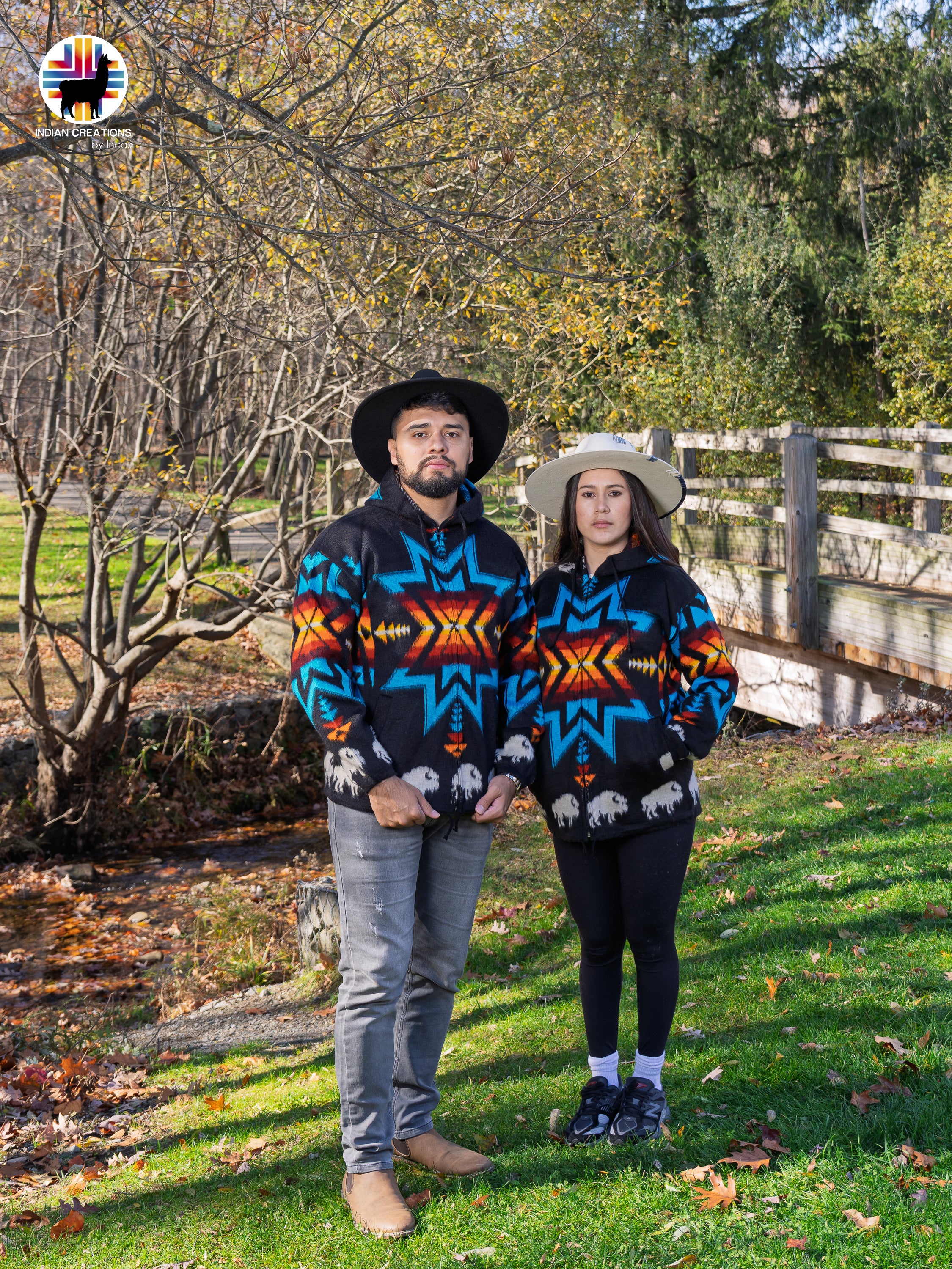 Superbells Handmade Alpaca Wool Jacket. Crafted by Indigenous Hands.