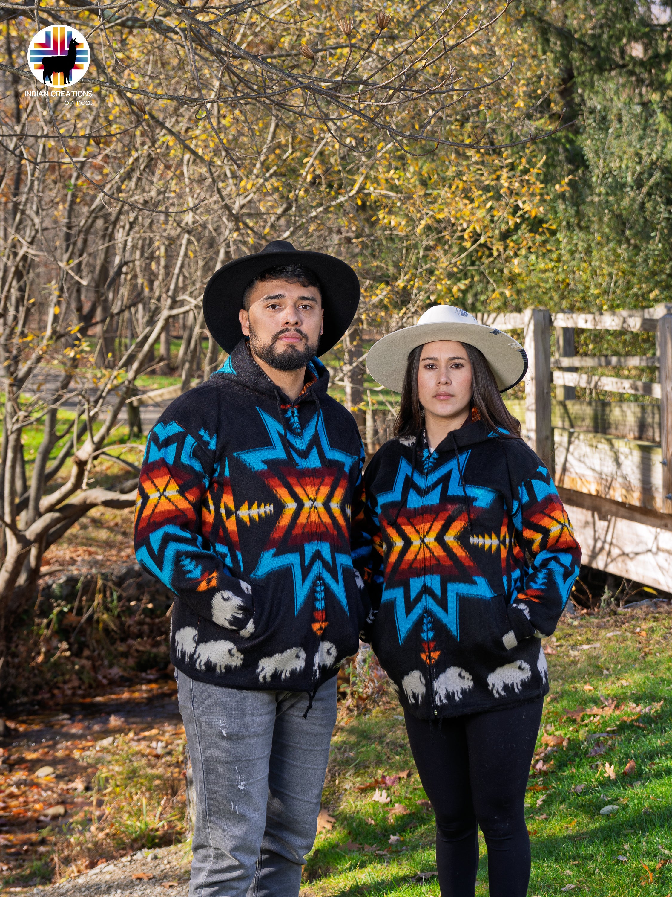 Superbells Handmade Alpaca Wool Jacket. Crafted by Indigenous Hands.