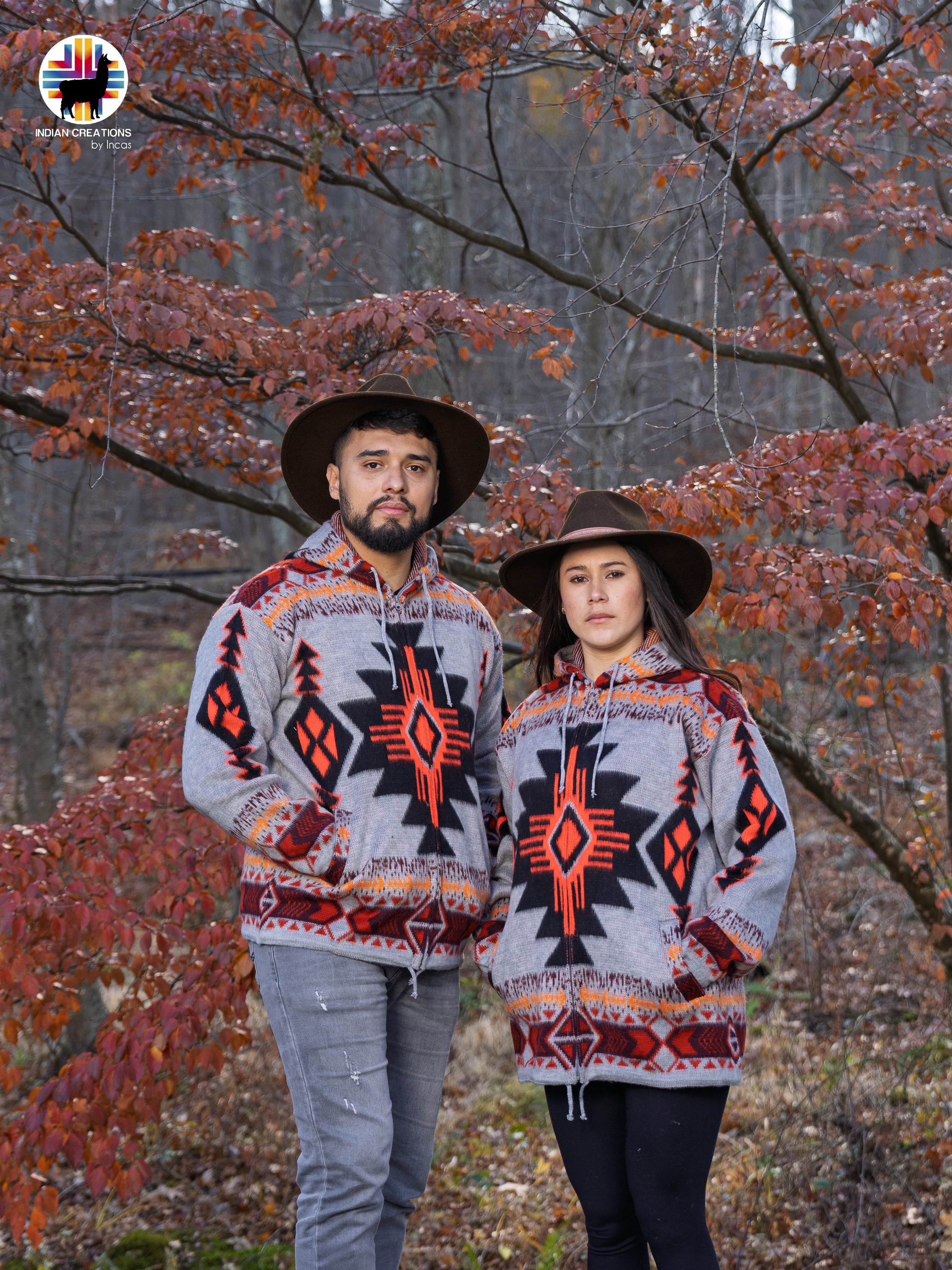 Sneezeweed Handmade Alpaca Wool Jacket. Crafted by Indigenous Hands.