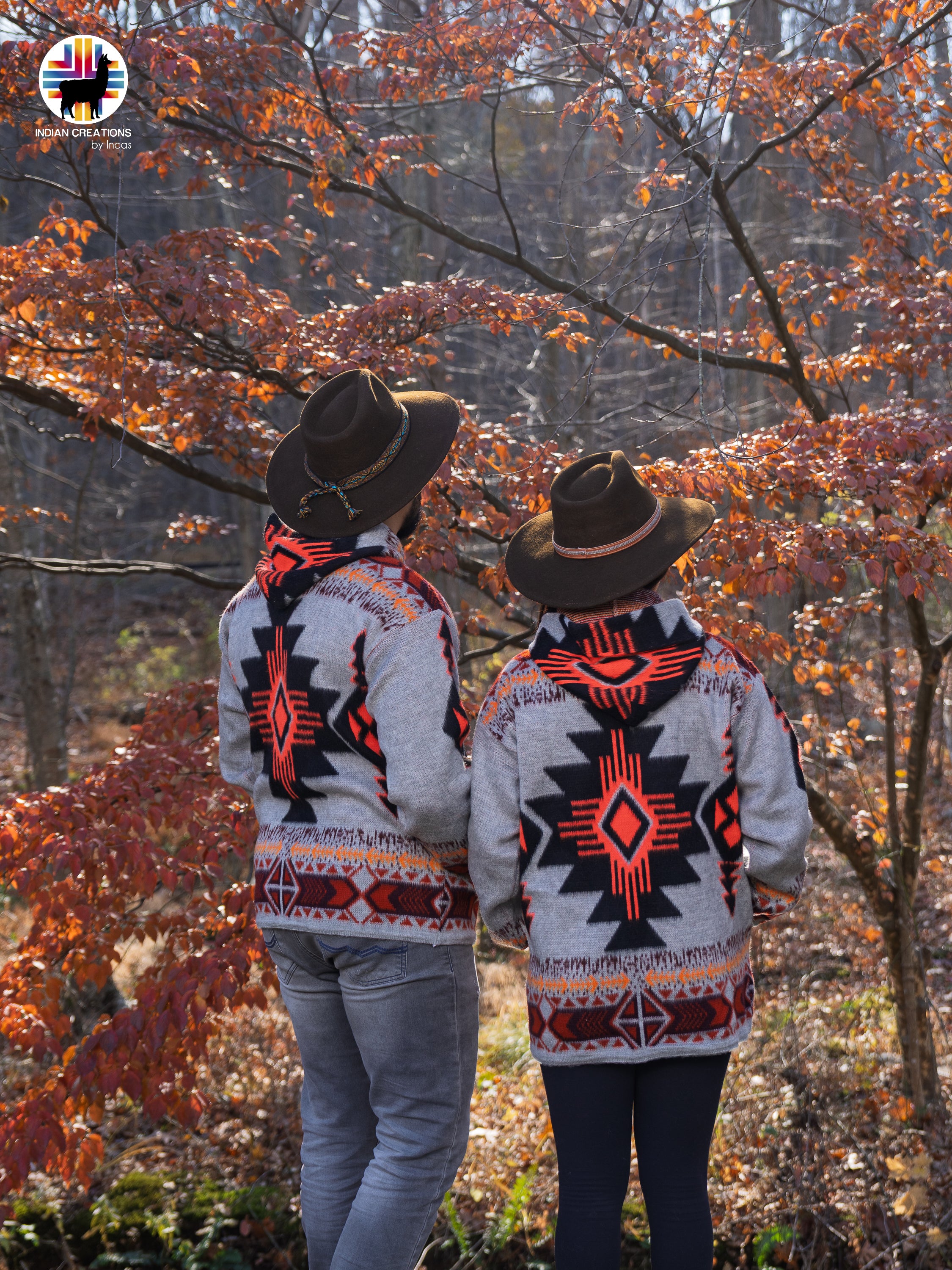 Sneezeweed Handmade Alpaca Wool Jacket. Crafted by Indigenous Hands.