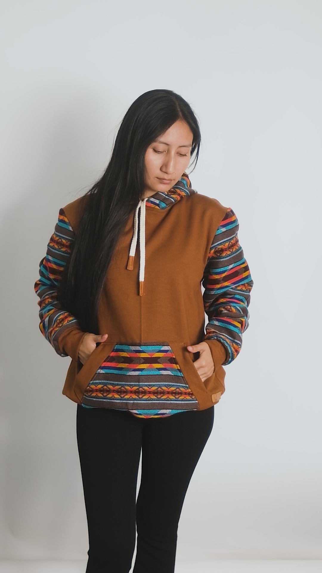 Cotton Hoodie. Handcrafted by Indigenous Hands. Super Soft with Hood. Unisex. Machine Washable. FREE SHIPPING! Gift Ideas