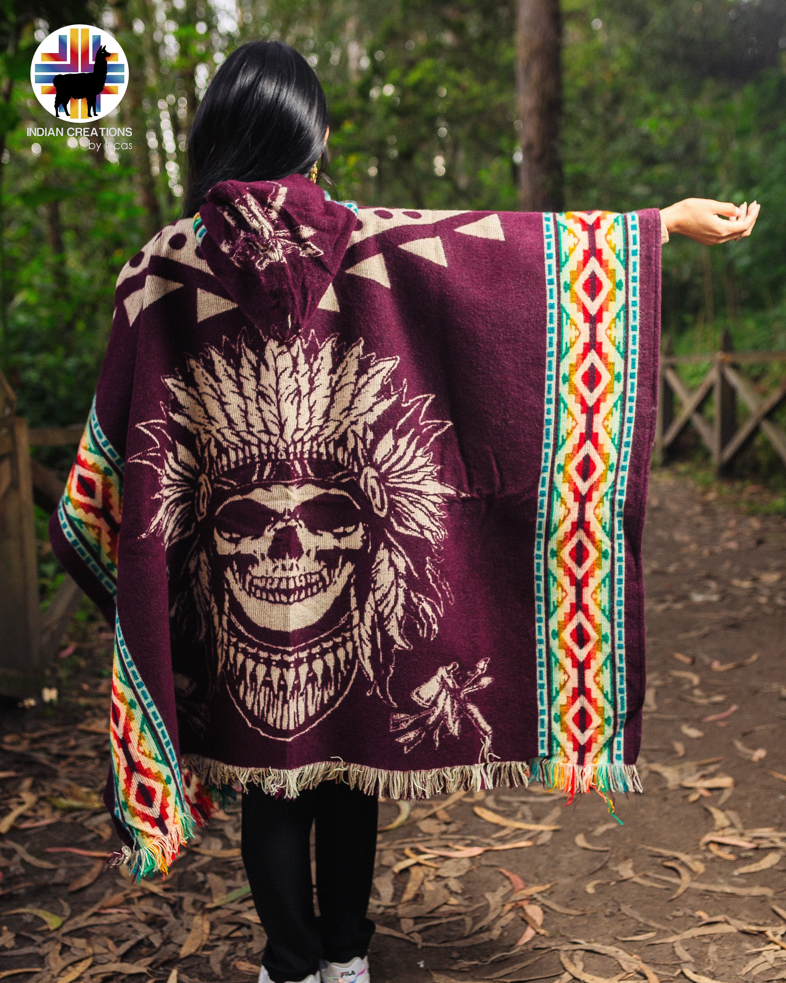 Chief's Blood I Alpaca Poncho