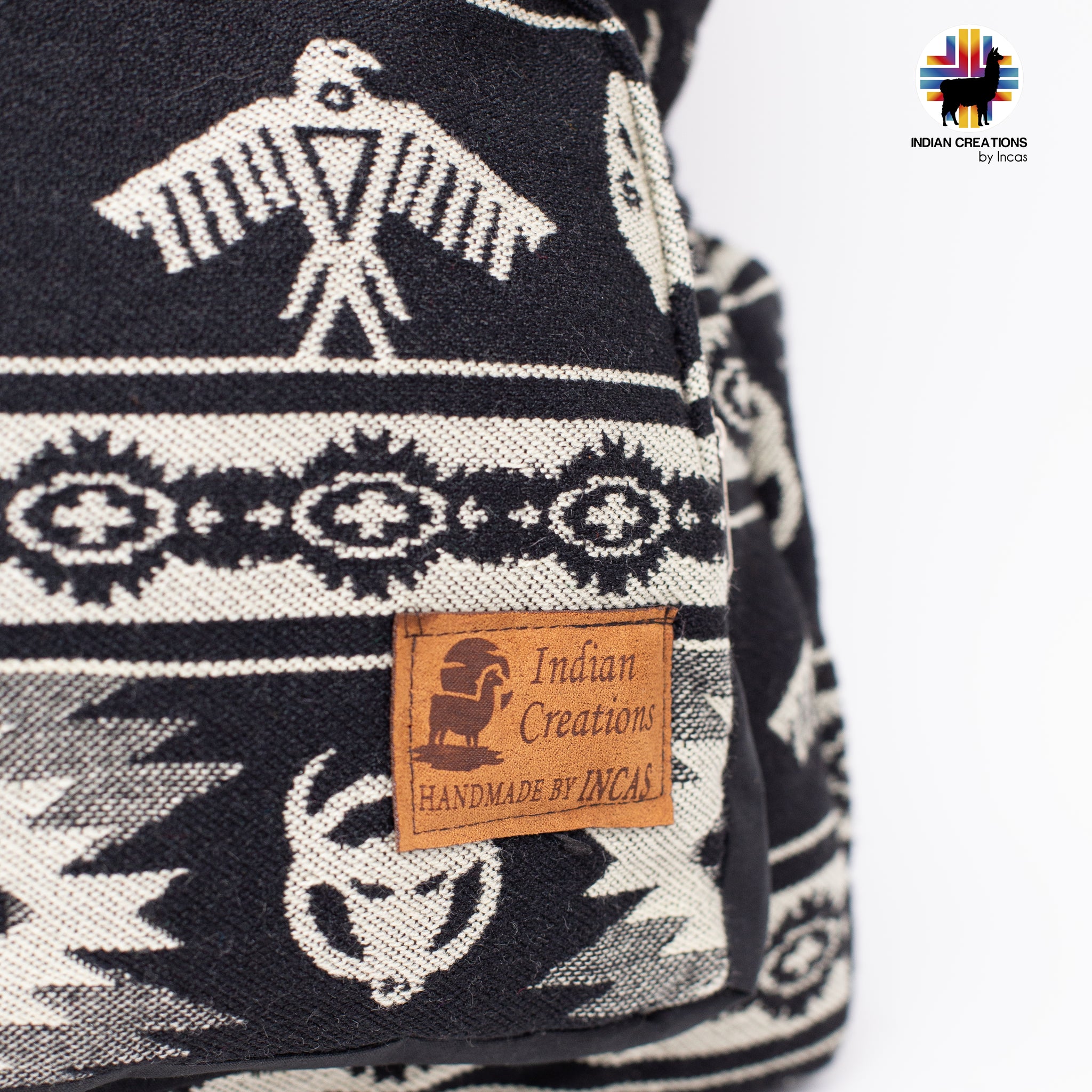 Beige Native American / American Indian Lumbee Backpack Unisex Handmade Item Lumbee Indian Tote Bag, Native American Bag - Etsy main image 3