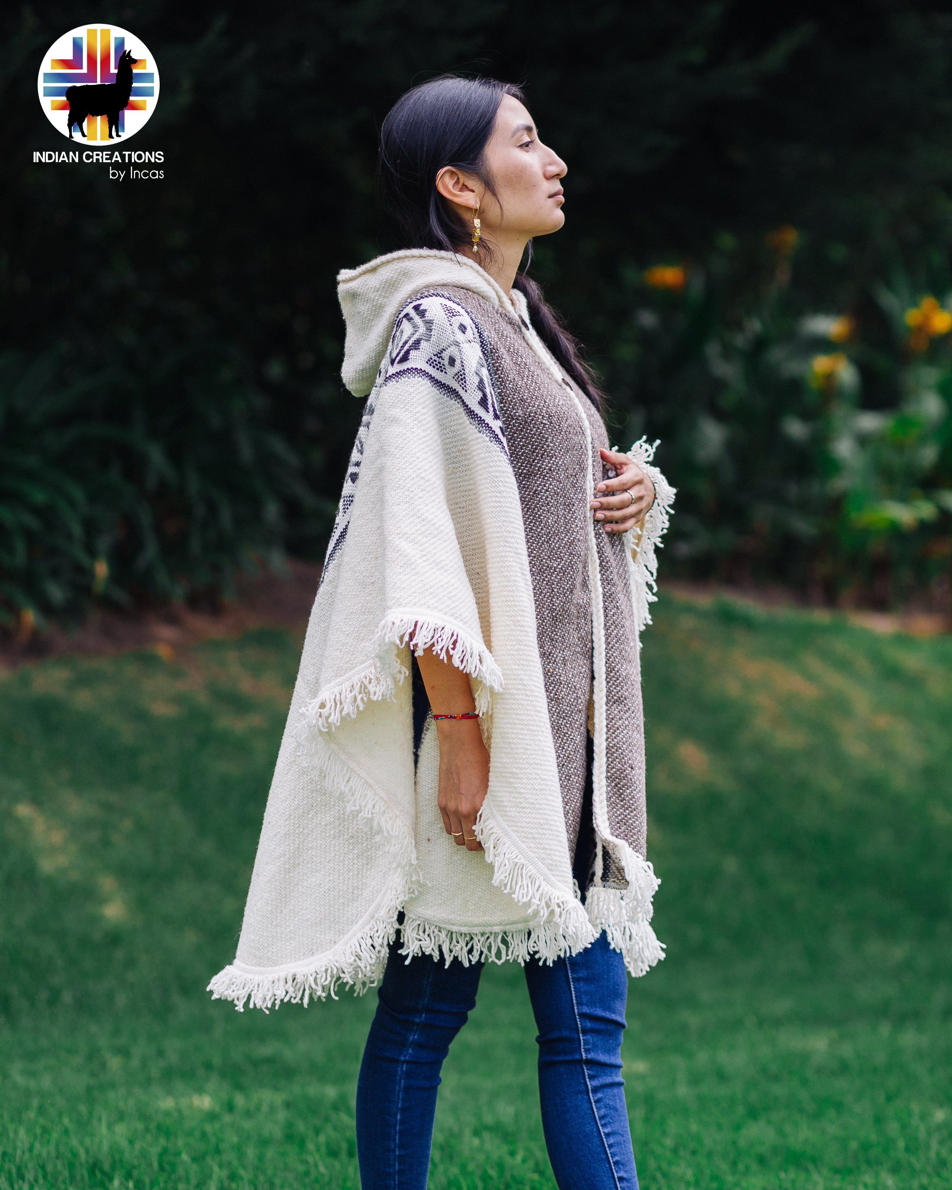 Light Taupe Wool Cape